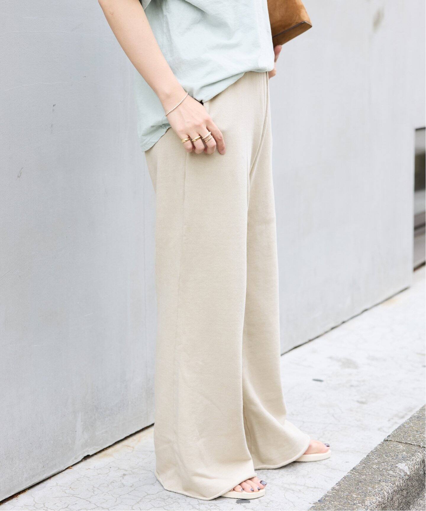 Deuxieme Classe スウェットパンツ ベージュ 0204125Y0082 Vintage Like スウェットパンツ（スウェットパンツ）｜Deuxieme