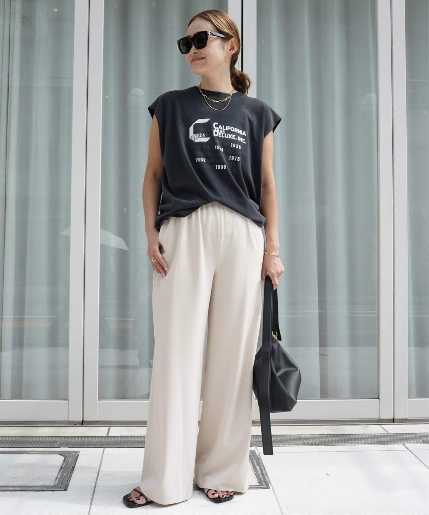 DeuxiemeClasseドゥーズィエムクラス　プリーツパンツ★ベージュ Effortless パンツ（その他パンツ）｜Deuxieme Classe