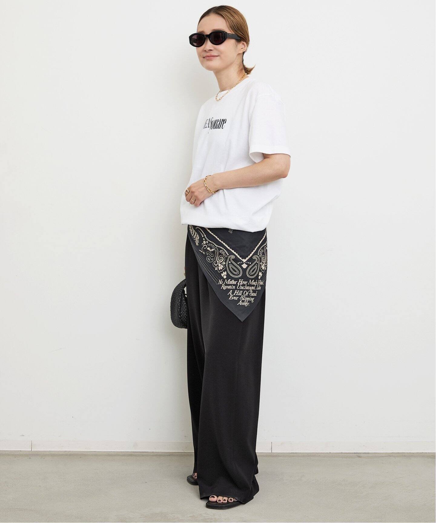Deuxieme Classe Effortless パンツ　ブラック Deuxieme Classe Effortless パンツ ブラック