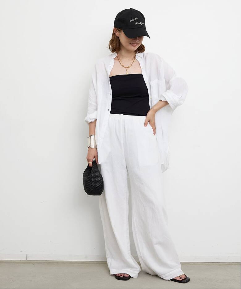 Cotton Linen Relax パンツ（その他パンツ）｜Deuxieme Classe 