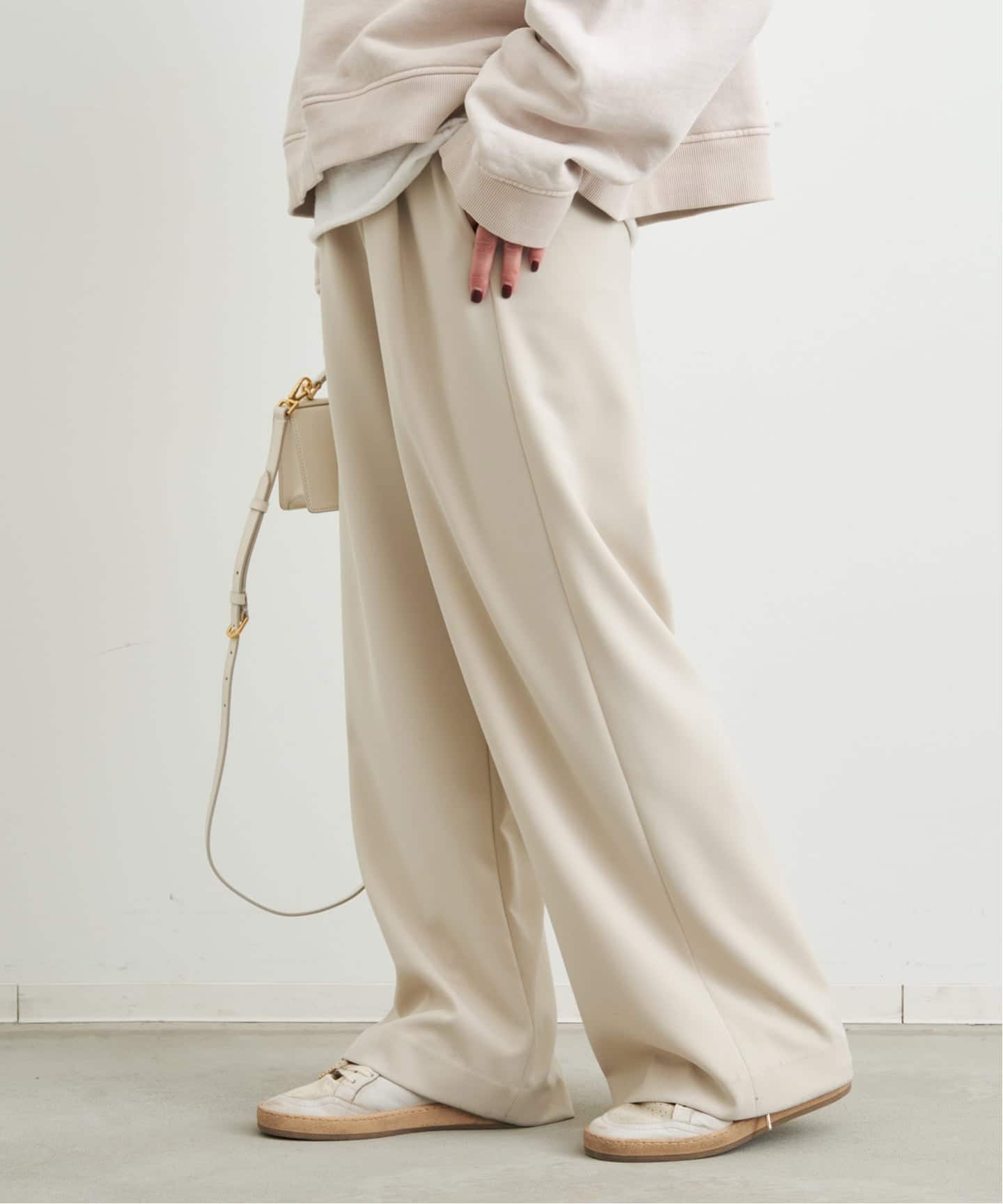 【定価49500円】DeuxiemeClasse TUCKCHINOワイドパンツ Deuxieme Classe（ドゥーズィエムクラス）の「NEW TUCK CHINO ワイド