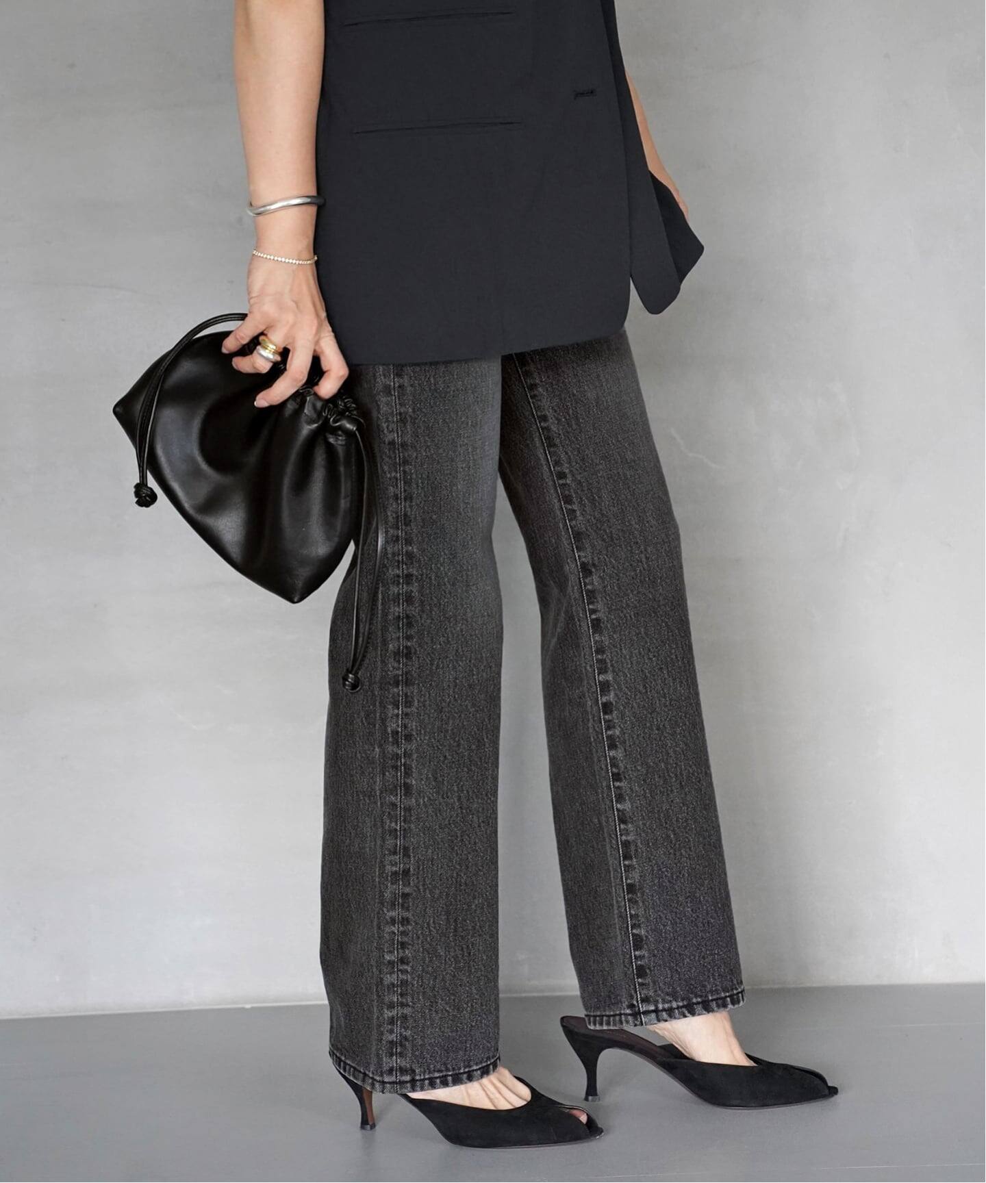 Straight Jeans (グレー)（デニムパンツ・ジーンズ）｜Deuxieme Classe
