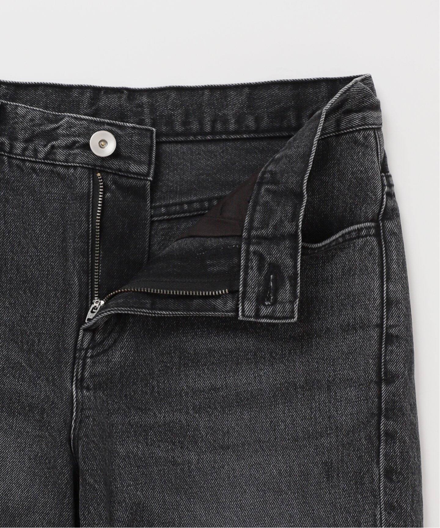 予約》Straight Jeans (グレー)（デニムパンツ・ジーンズ