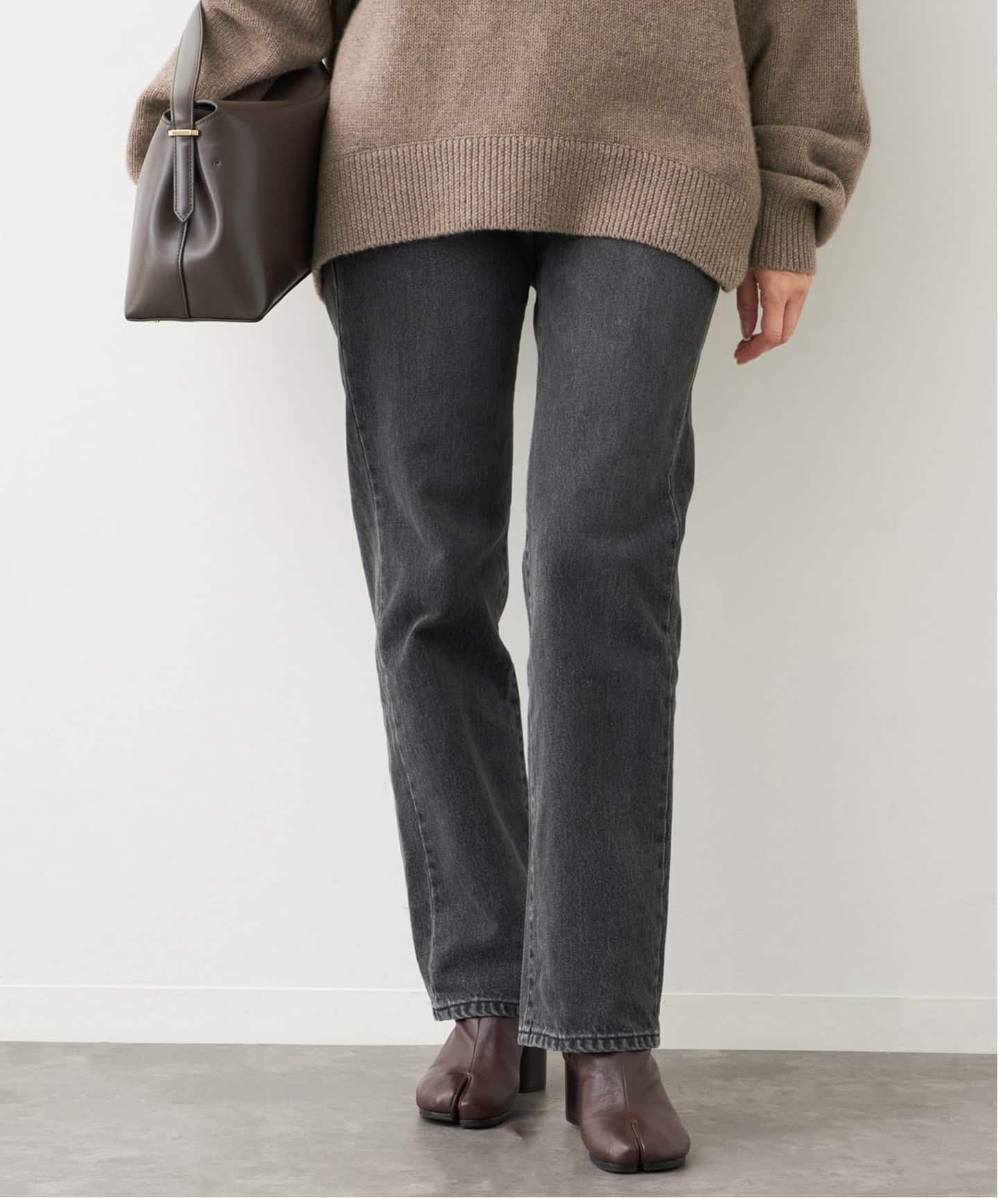 Straight Jeans (グレー)（デニムパンツ・ジーンズ）｜Deuxieme Classe