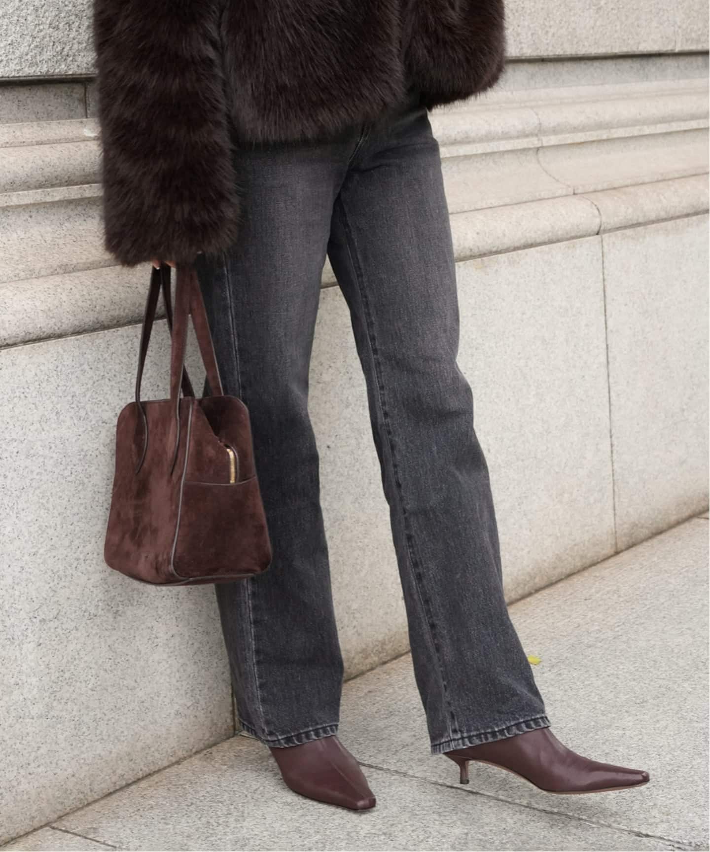 Straight Jeans (グレー)（デニムパンツ・ジーンズ）｜Deuxieme Classe