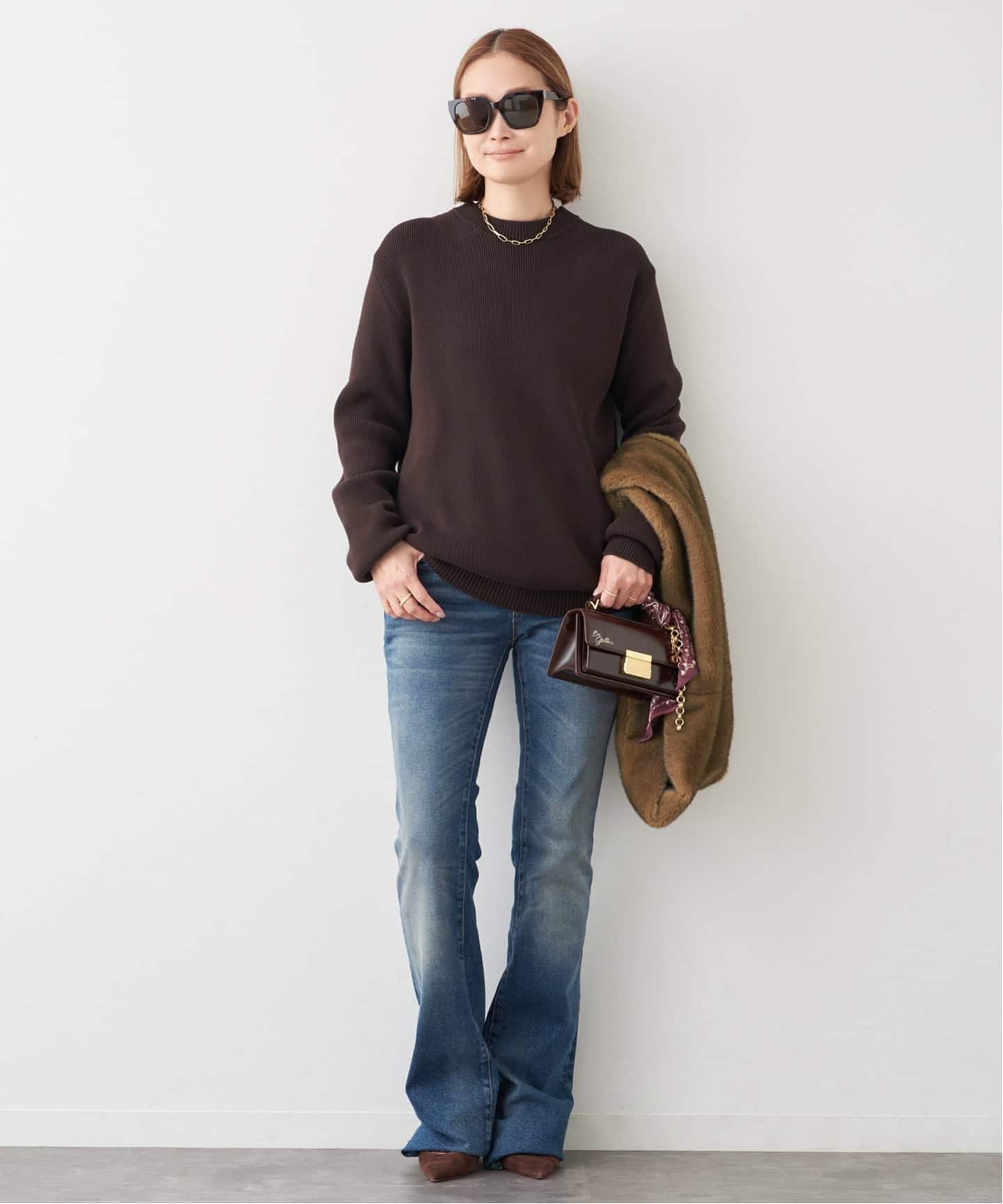 GOLDEN GOOSE / ゴールデングース】BOOTCUT DENIM WHIT CHAINS（デニム