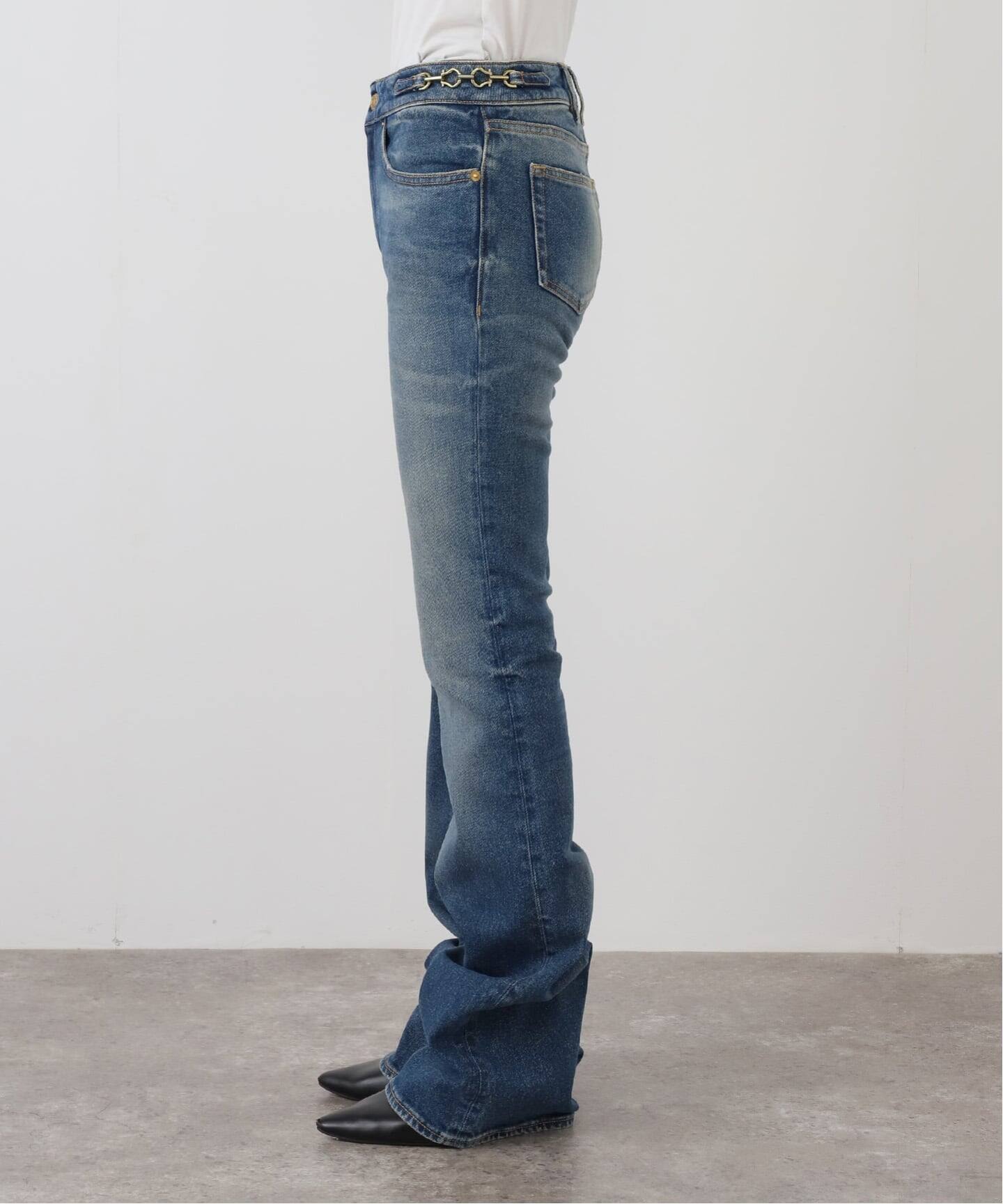 GOLDEN GOOSE / ゴールデングース】BOOTCUT DENIM WHIT CHAINS（デニム