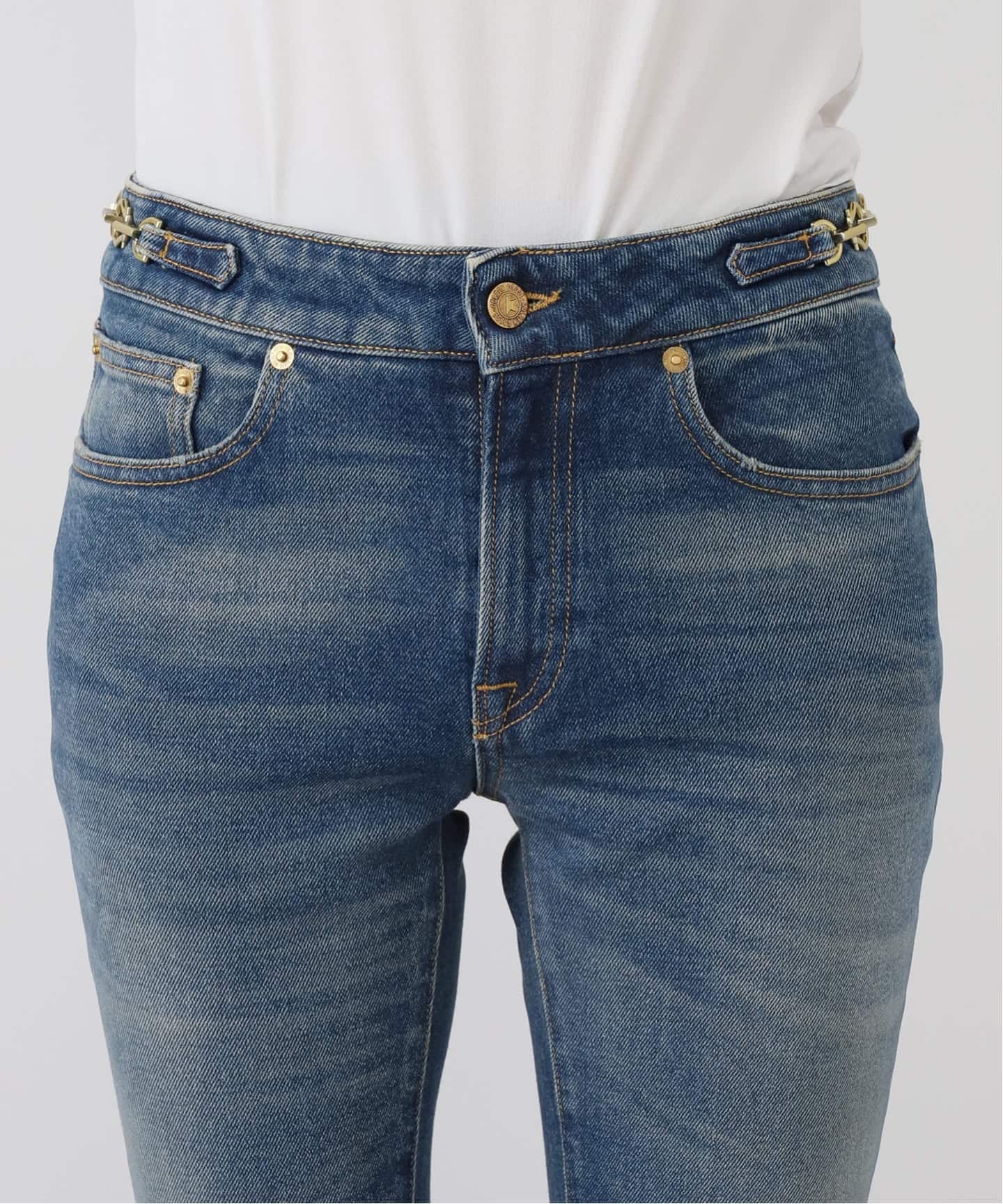 GOLDEN GOOSE / ゴールデングース】BOOTCUT DENIM WHIT CHAINS（デニム