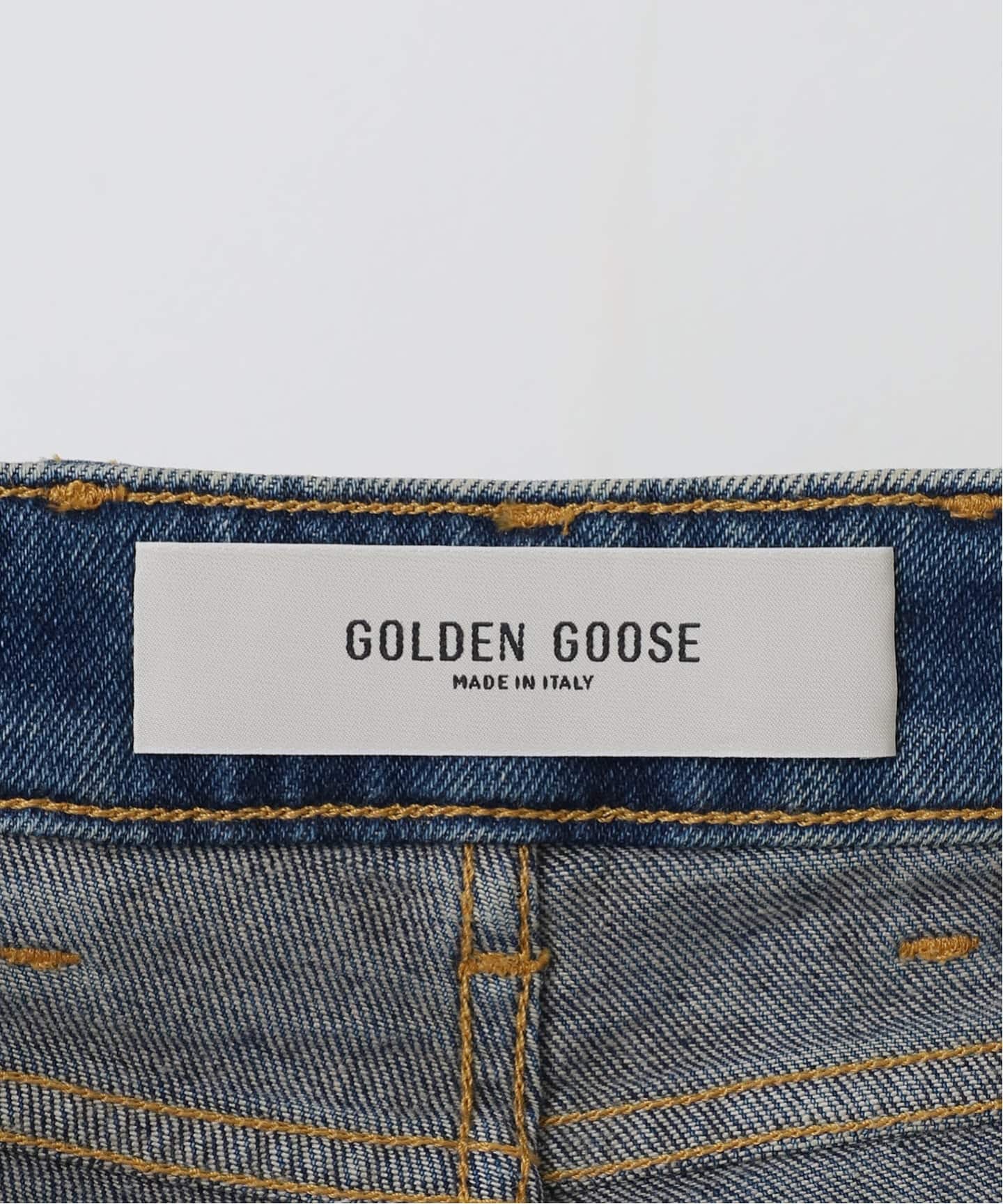 GOLDEN GOOSE / ゴールデングース】BOOTCUT DENIM WHIT CHAINS（デニム