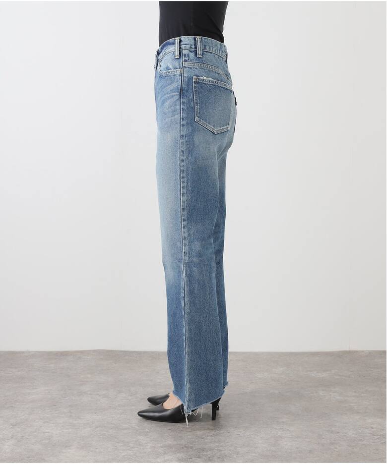 MADISONBLUE / マディソンブルー】HEM CUT FLARE PANTS DENIM（デニム  