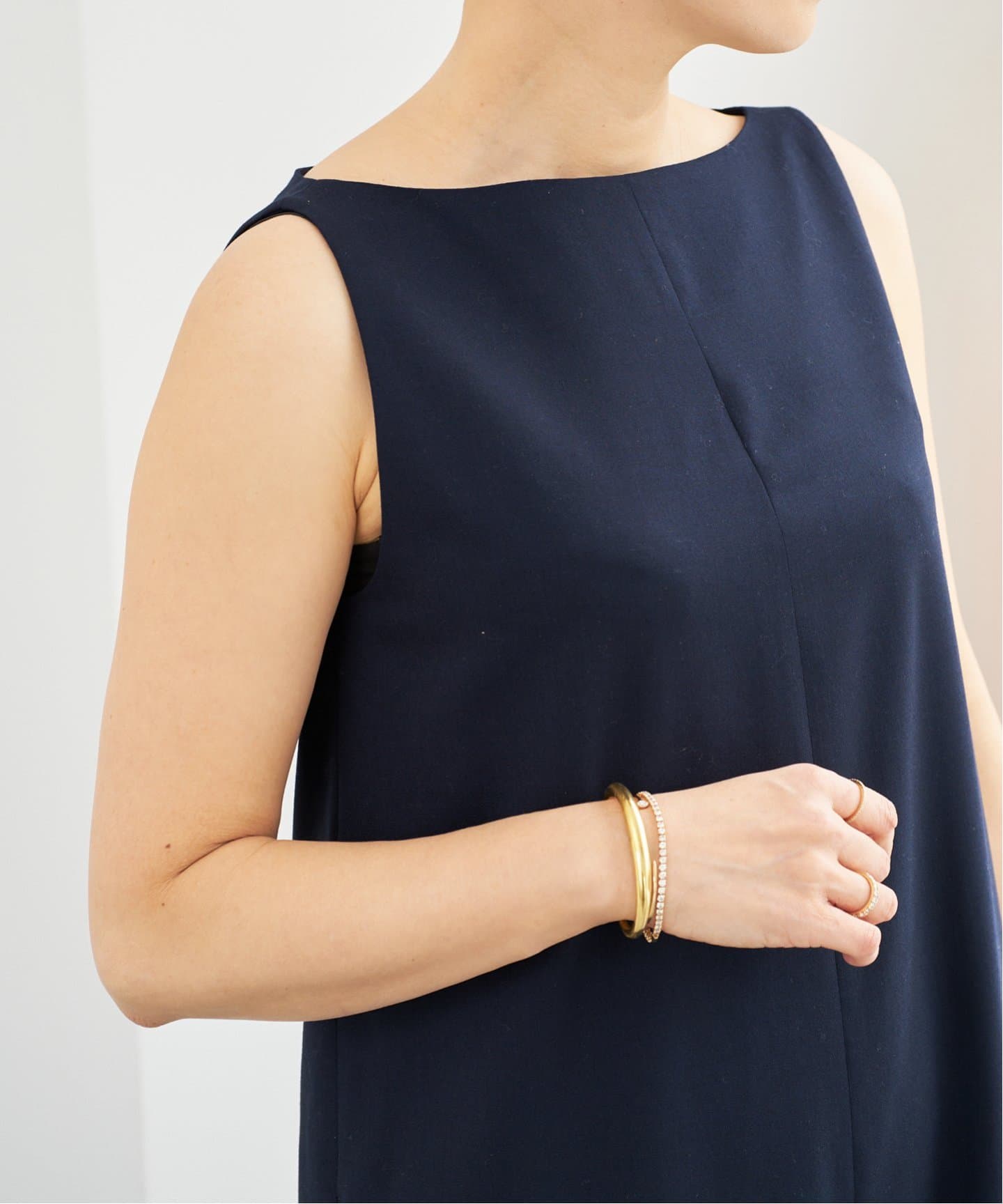 MADISONBLUE / マディソンブルー】BOAT NECK COMBINAISON W TROP