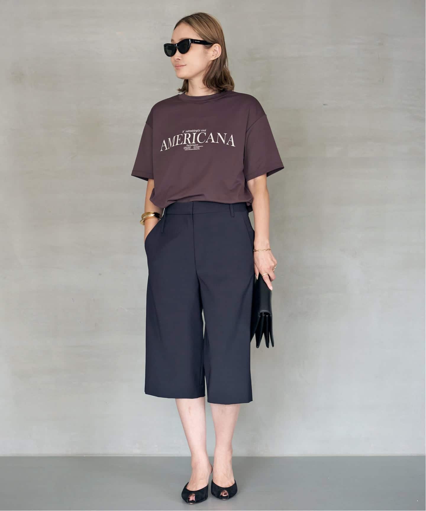 ☆KJM☆　ドゥーズィエムクラス 　ハーフパンツ　ブラック　38 TIBI/ティビ】SHORT PANTS（ショート・ハーフパンツ）｜Deuxieme