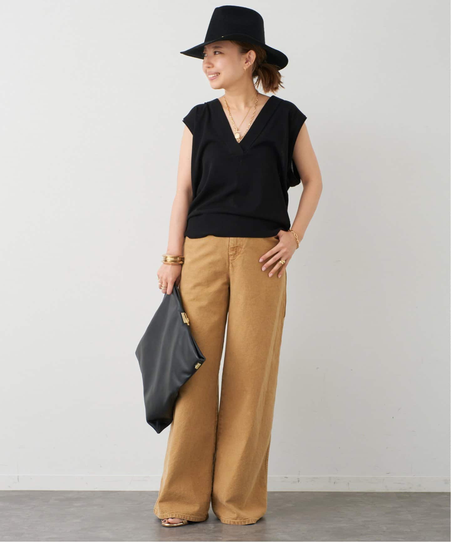 【関税込み】Kallmeyer ジーンズ KALLMEYER/カルメイヤー】WIDE LEG COLUMN JEANS デニム（デニム