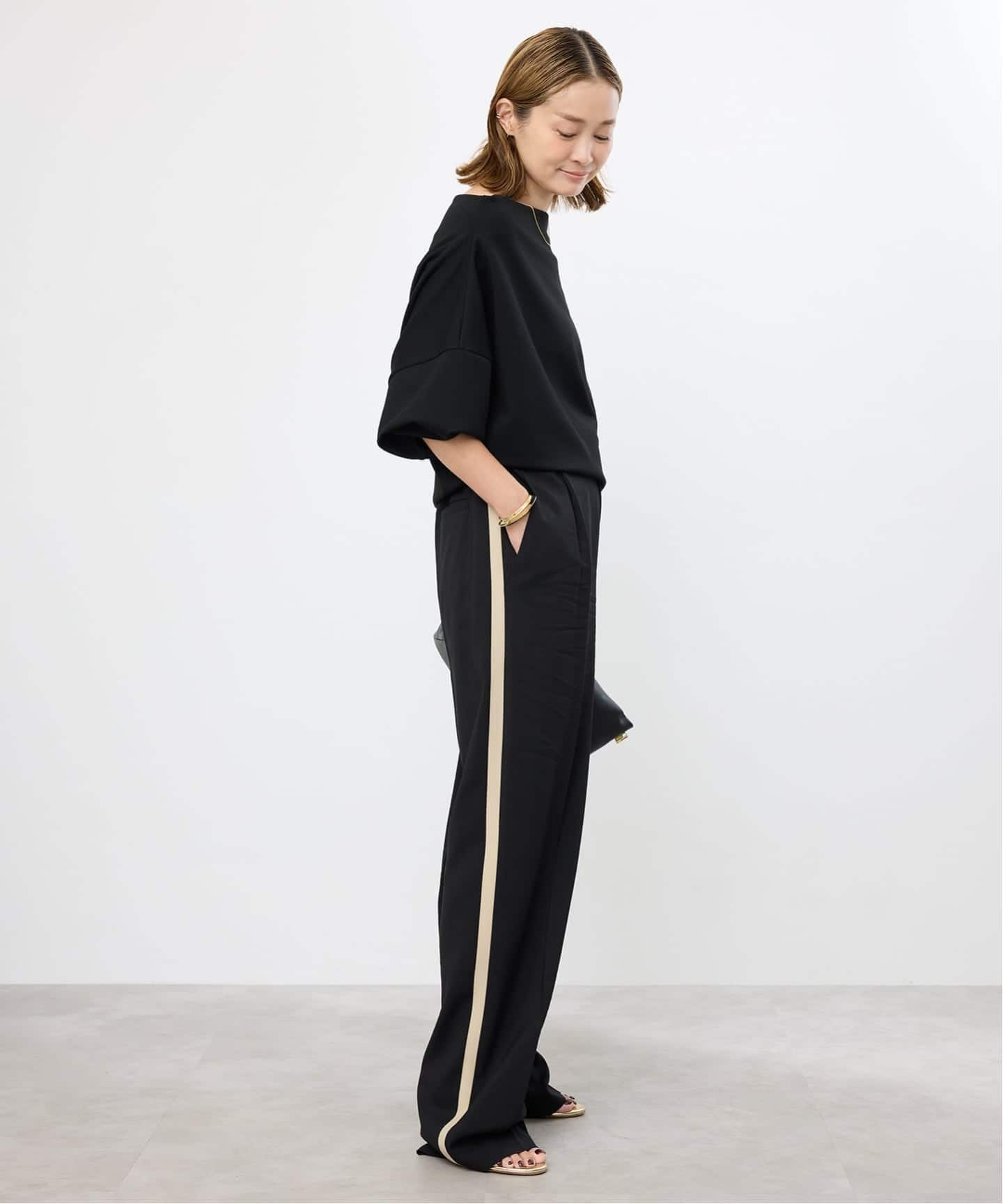 KALLMEYER/カルメイヤー】Phoebe Tuxedo Trouser（スラックス