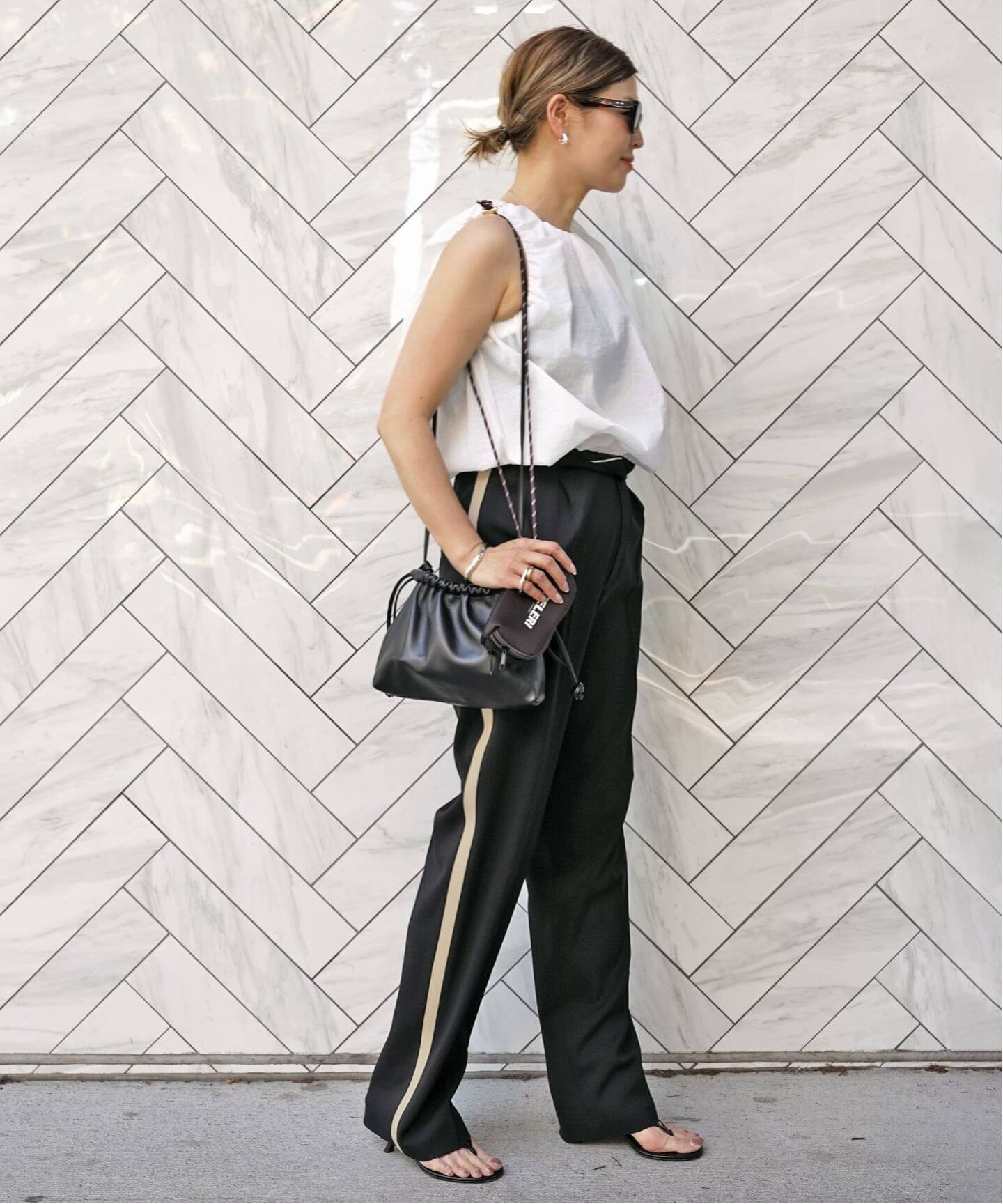 KALLMEYER/カルメイヤー】Phoebe Tuxedo Trouser（スラックス