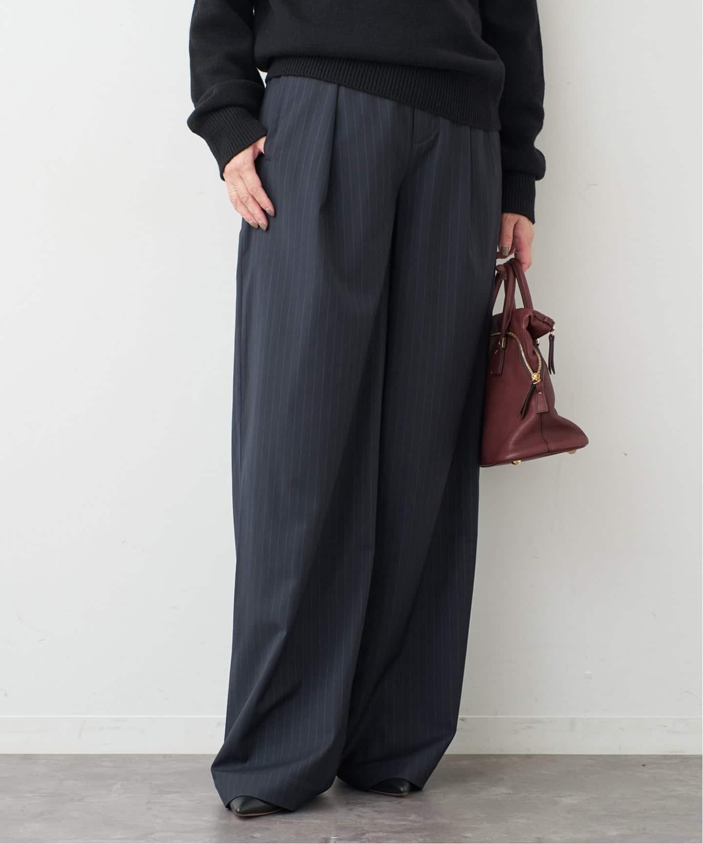 TIBI/ティビ】DOMINIC PINSTRIPE STELLA PANT（スラックス）｜Deuxieme