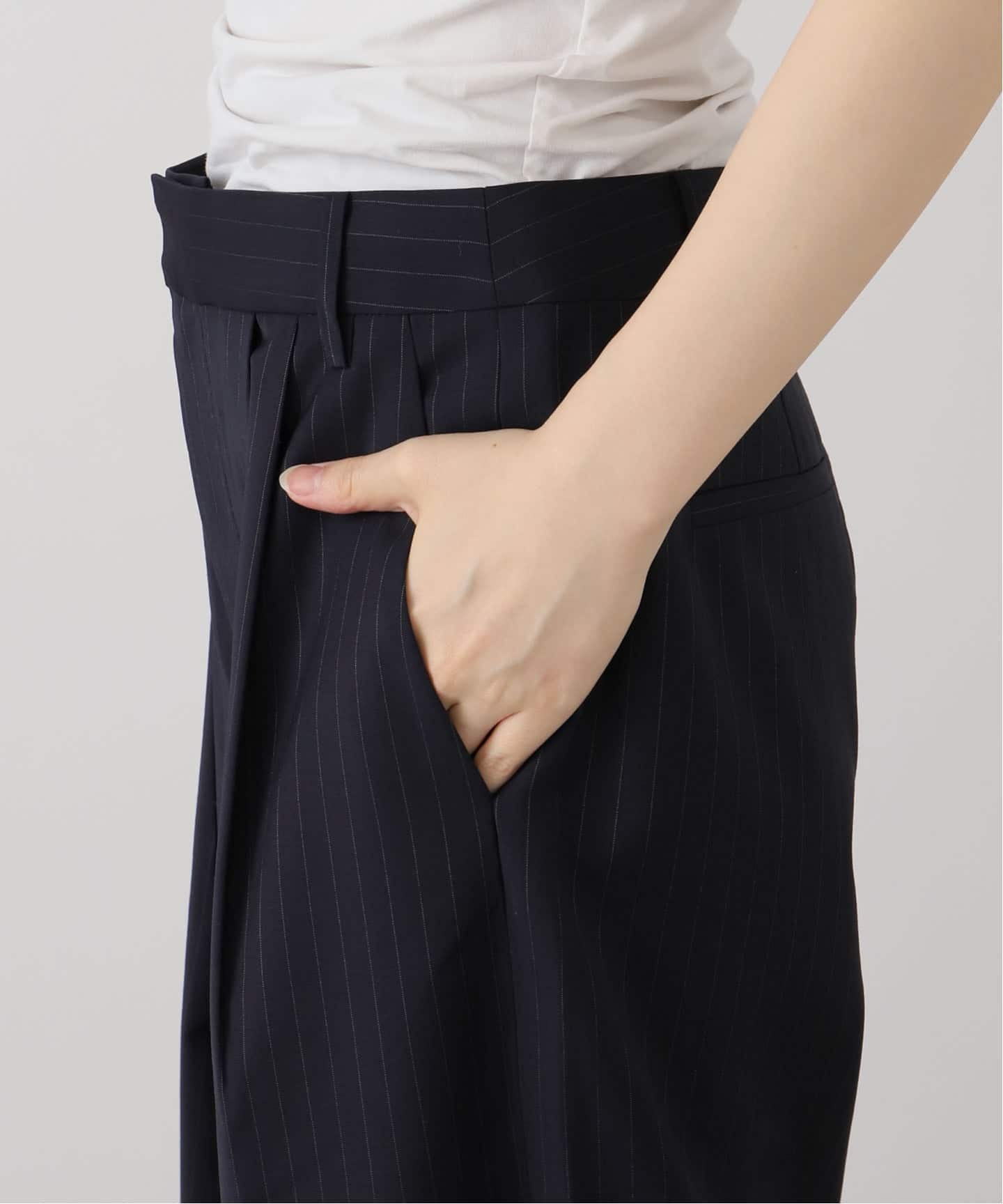 TIBI/ティビ】DOMINIC PINSTRIPE STELLA PANT（スラックス）｜Deuxieme