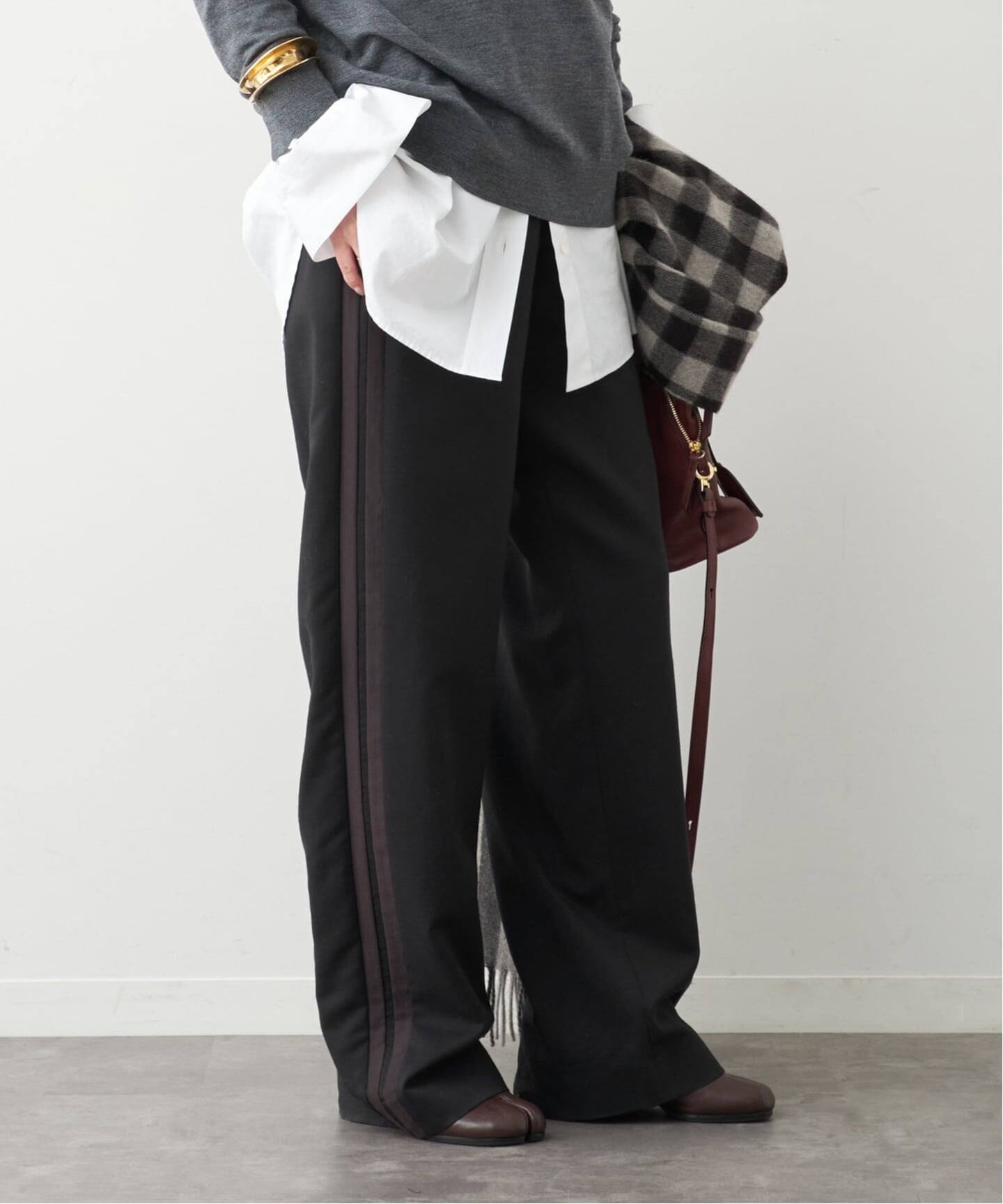 ドゥーズィエムクラス　6397 SMOKIN SWEAT 6397/シックススリーナインセブン】RELAXED TUXEDO TROUSER