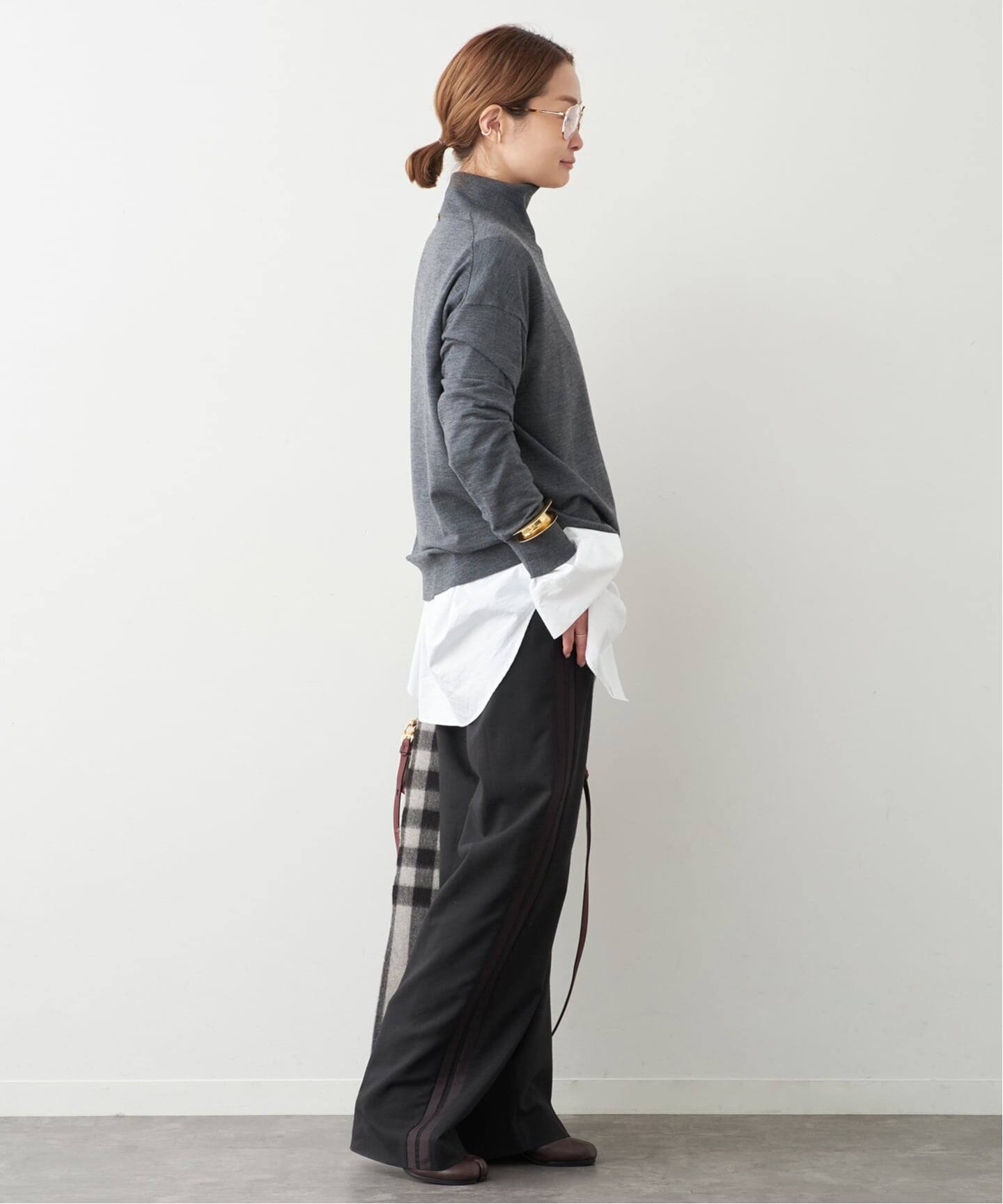 6397/シックススリーナインセブン】RELAXED TUXEDO TROUSER