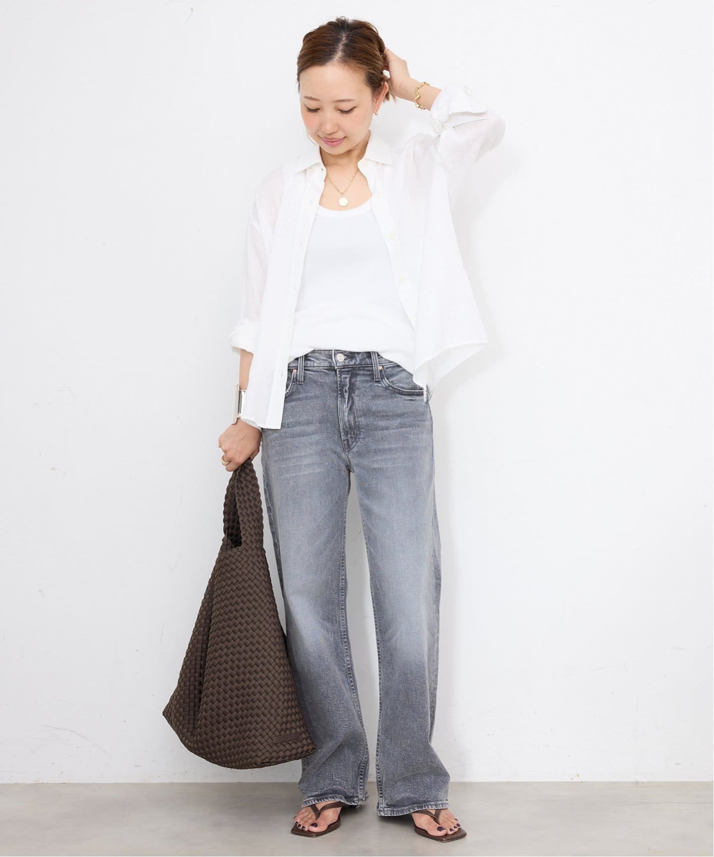 マザー　デニム　ダークグレー MOTHER（マザー） | DENIM STYLE LAB / デニムスタイルラボ