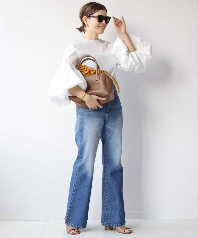 ATTICK BY JOHNBULL/アティック バイ ジョンブル】 FLARE DENIM 