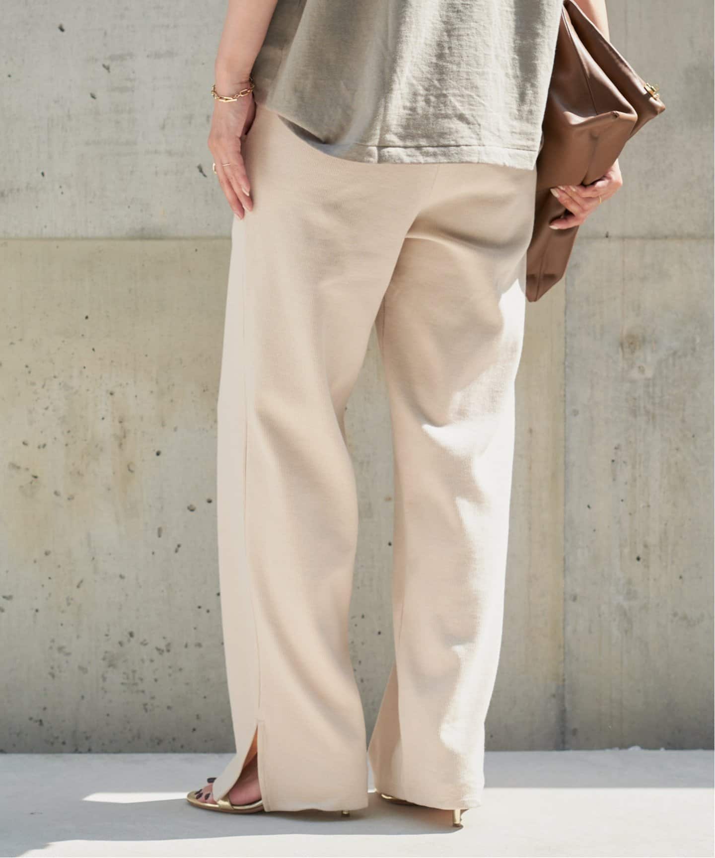 AMERICANA/アメリカーナ】RIB PANTS（その他パンツ）｜Deuxieme
