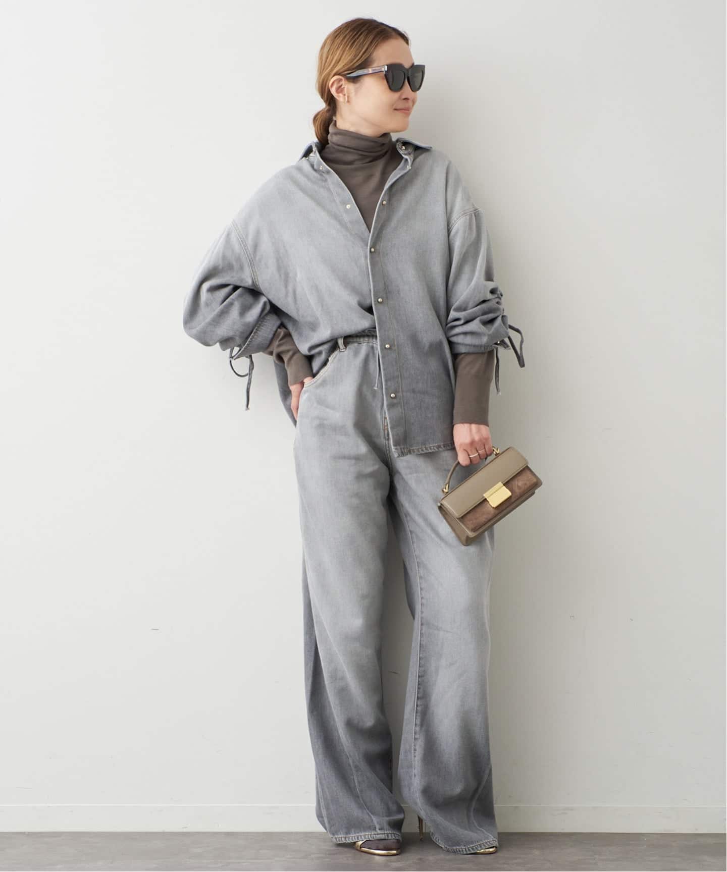 DARKPARK/ダークパーク】IRIS PAPER BAG DENIM（デニムパンツ