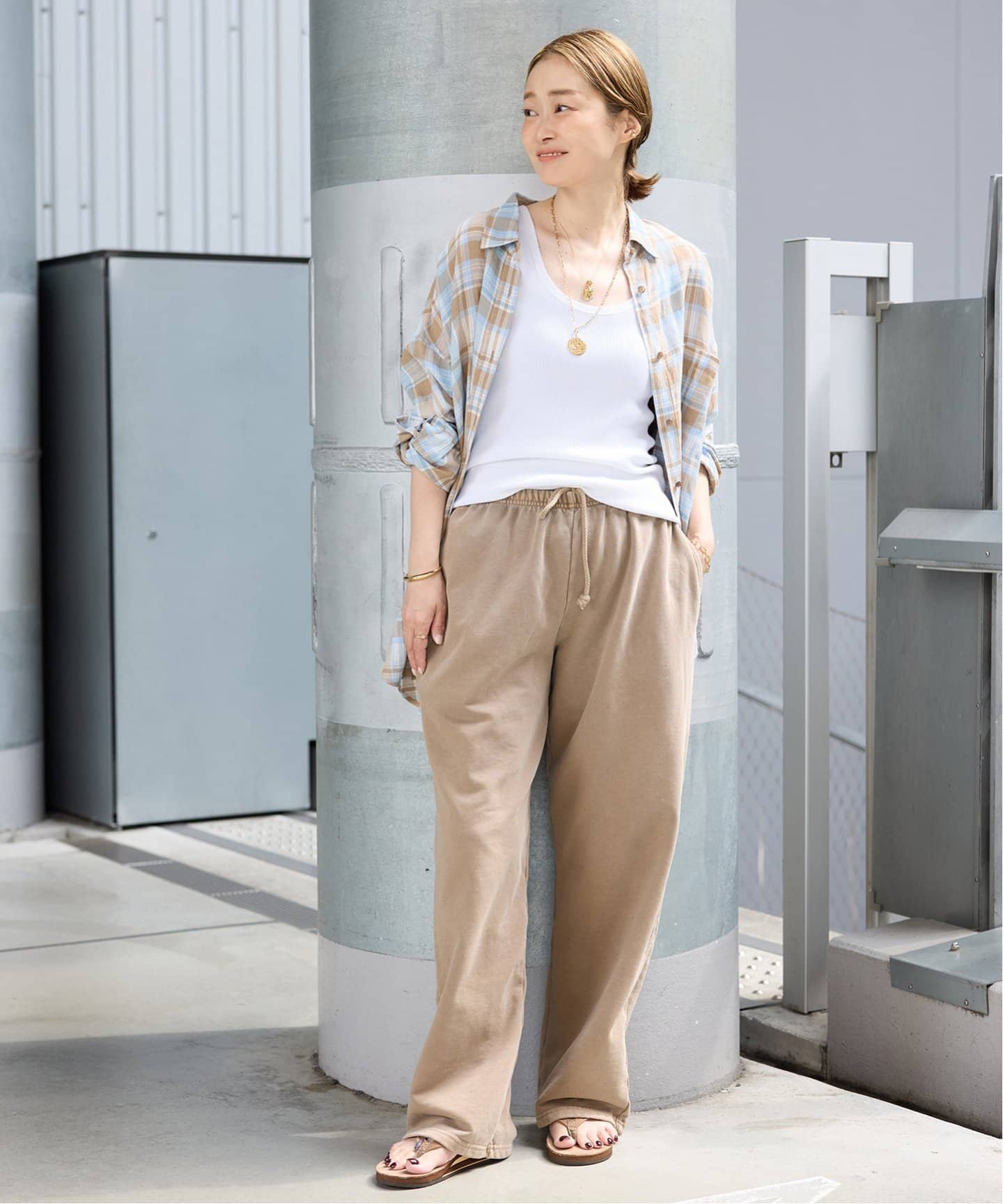 ASHER LA/アッシャー エルエー】 River sweat pants（スウェット