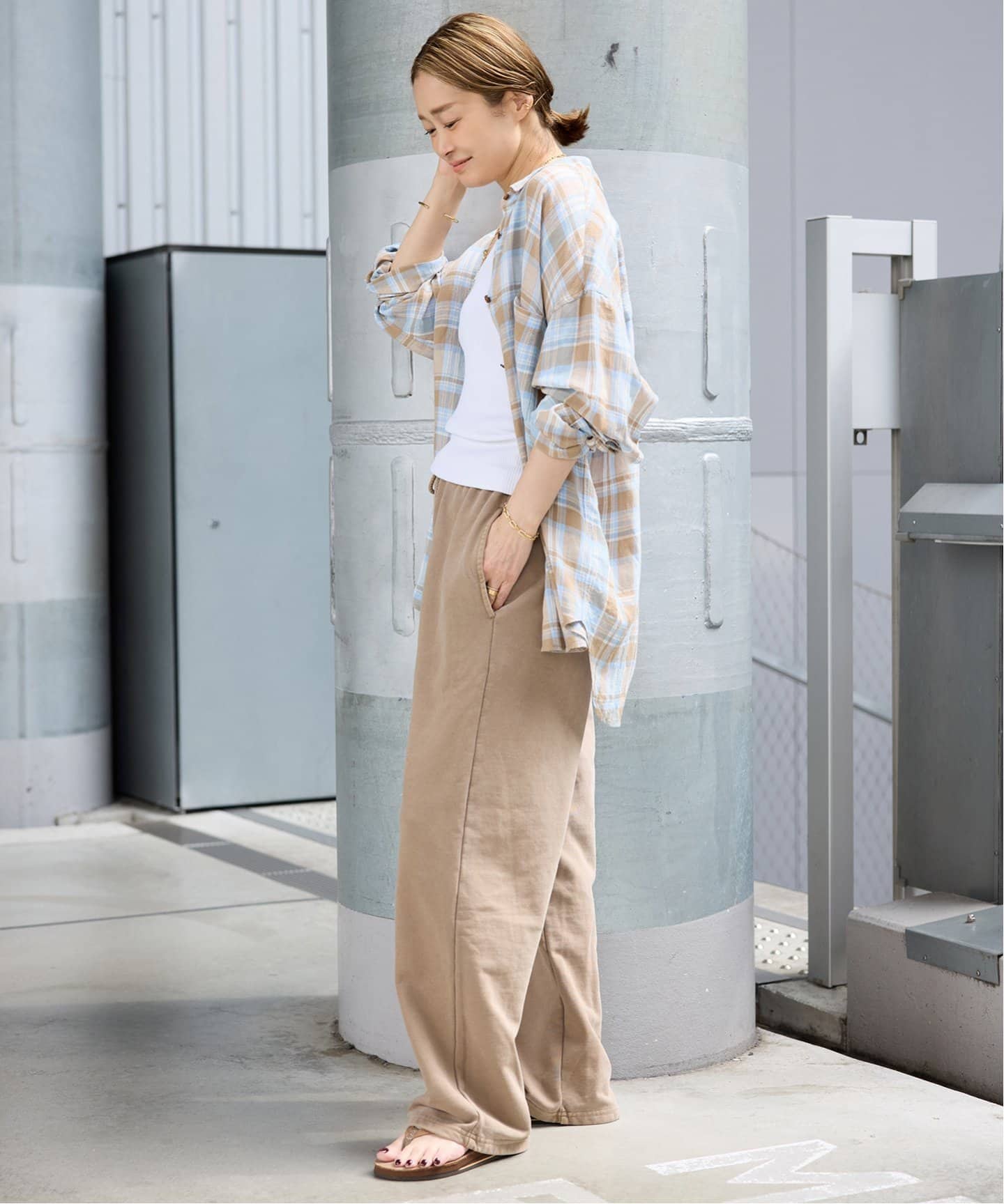 ⭐️しのたん⭐️新品&完売品ドゥーズィエムクラス ASHER LA 38 ASHER LA/アッシャー エルエー】 River sweat pants（スウェット