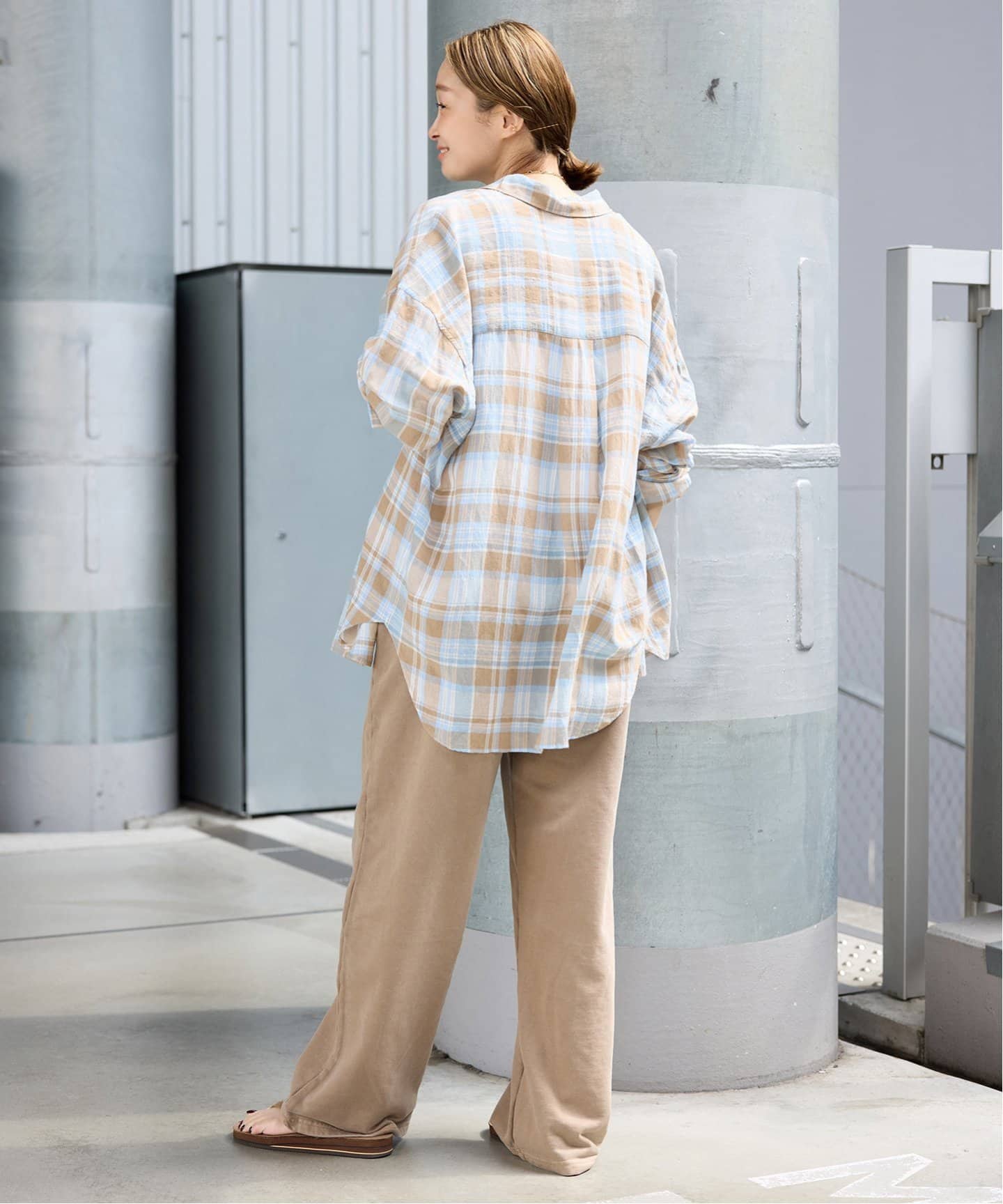 ASHER LA/アッシャー エルエー】 River sweat pants（スウェットパンツ