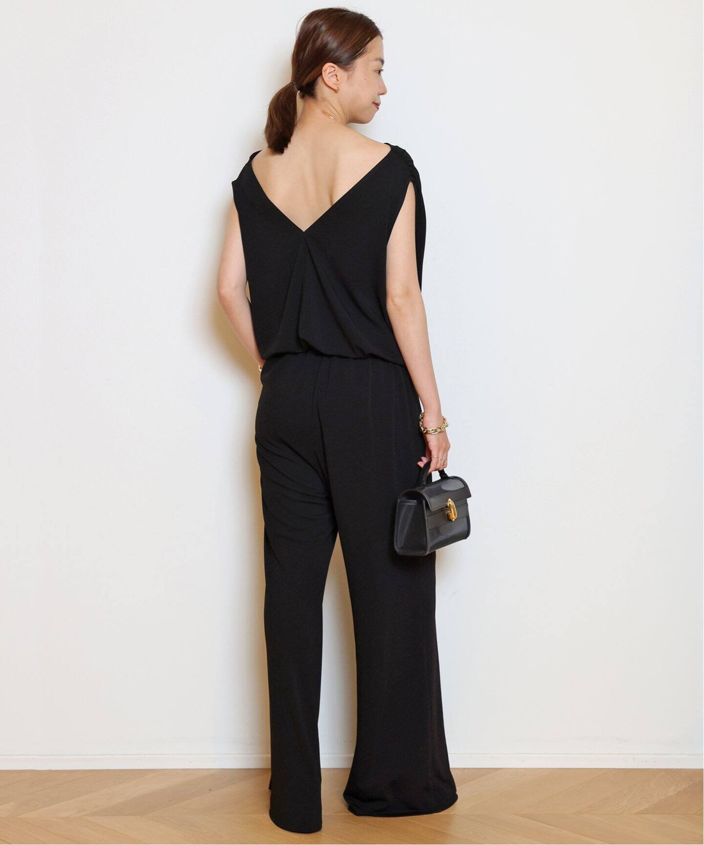 今季完売希少品　ドゥーズィエムクラス　コルピエロ　Drape オールインワン Col Pierrot/コルピエロ】Drape オールインワン（つなぎ
