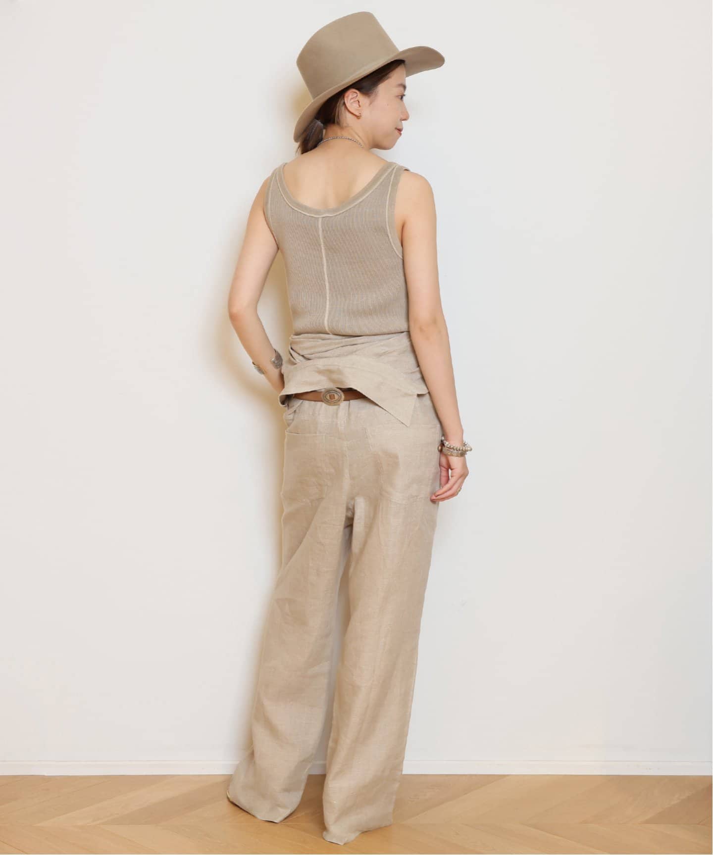 Col Pierrot/コルピエロ】ALBINI LINEN オールインワン（つなぎ