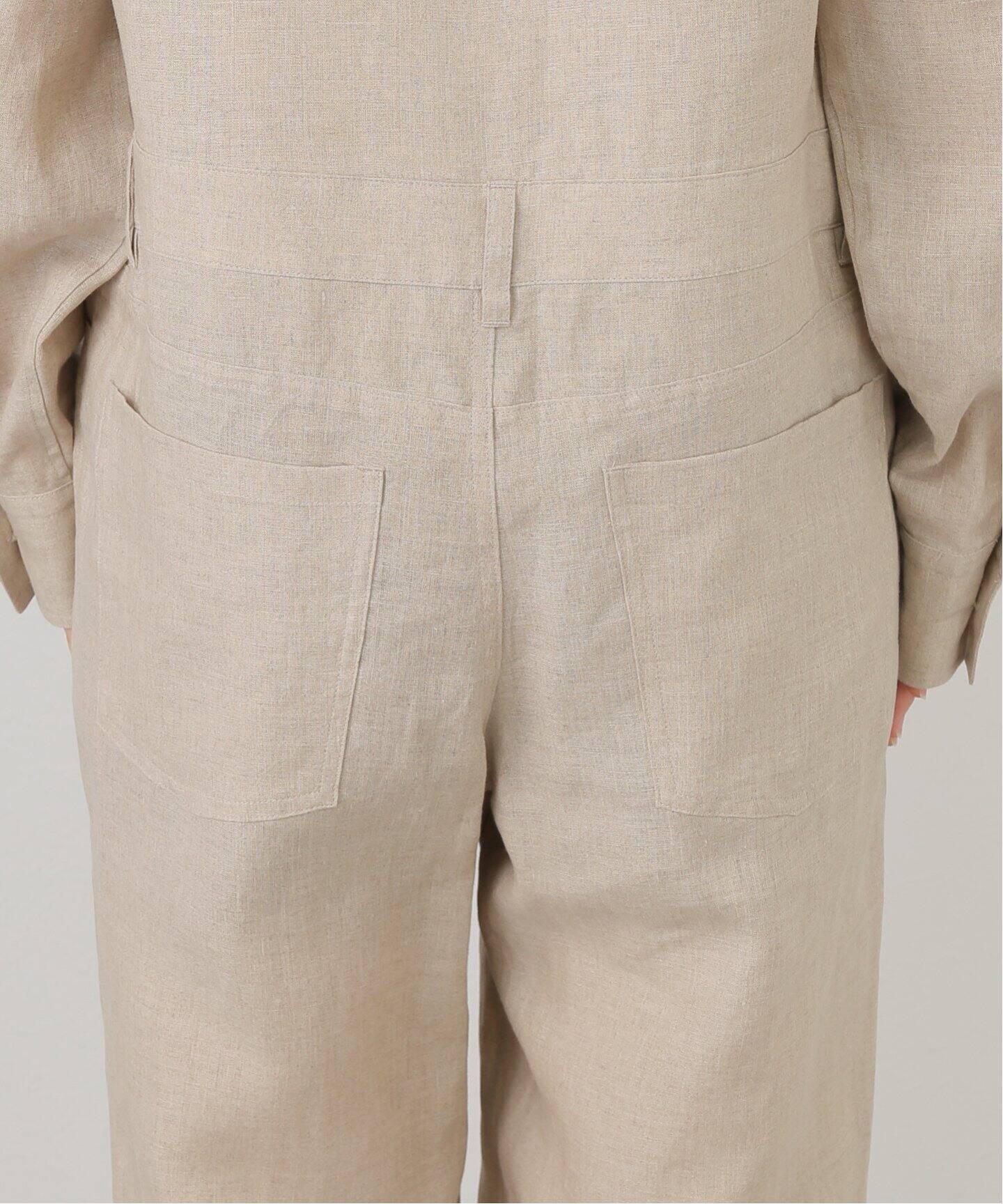 Col Pierrot/コルピエロ】ALBINI LINEN オールインワン（つなぎ