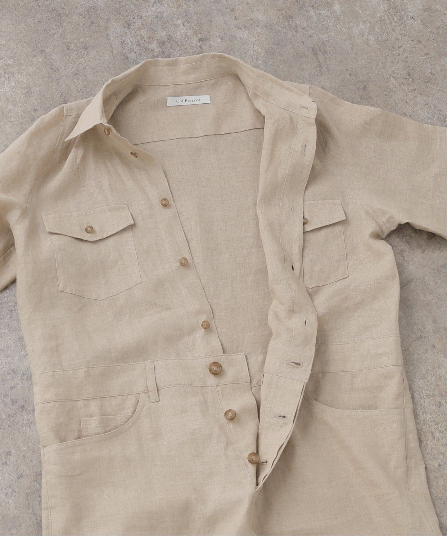 2023 Deuxieme Classe Col Pierrot オールインワン Col Pierrot/コルピエロ】Drape オールインワン（つなぎ