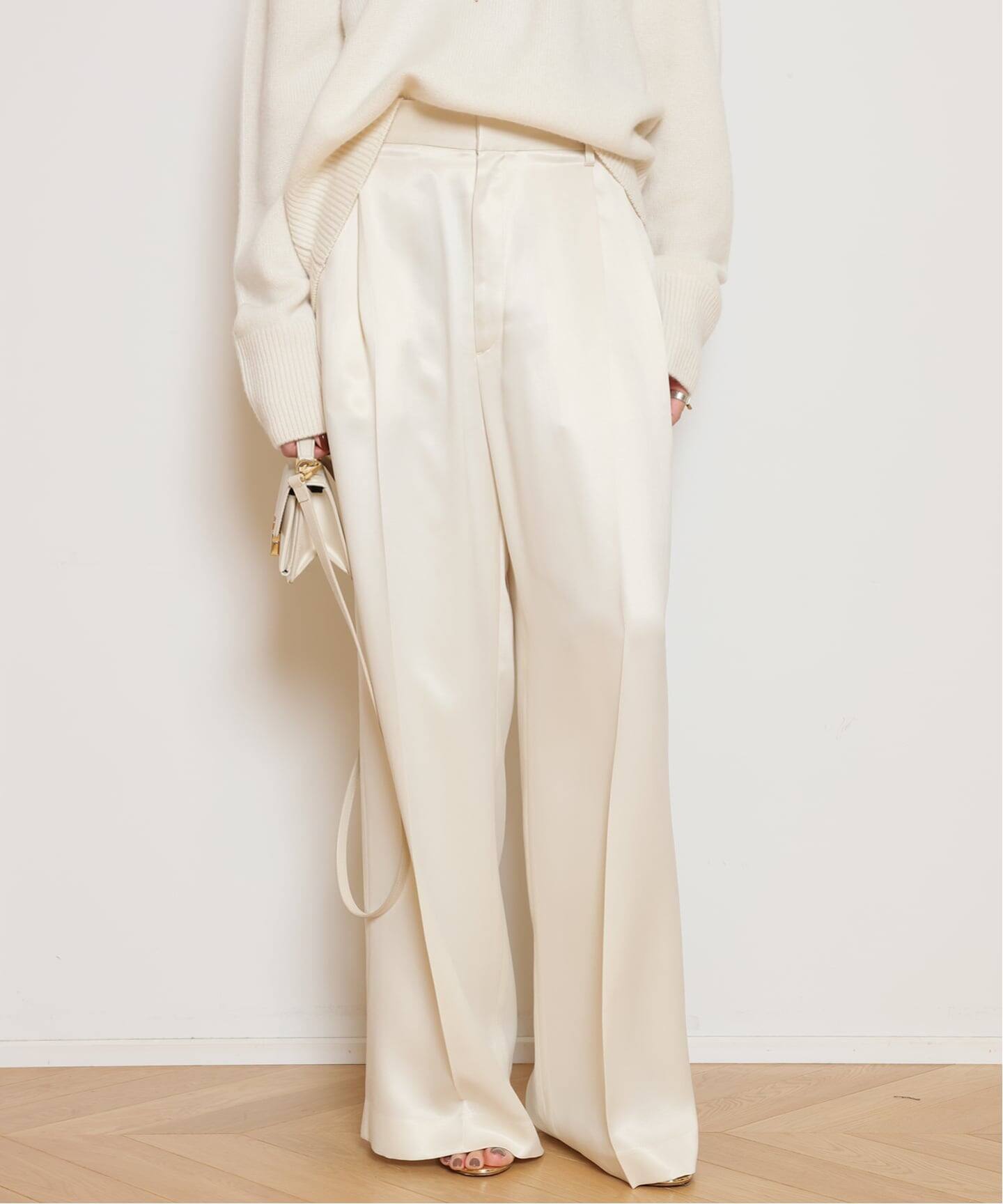 CUPRA TUCK パンツ（スラックス）｜MUSE de Deuxieme Classe（ミューズ