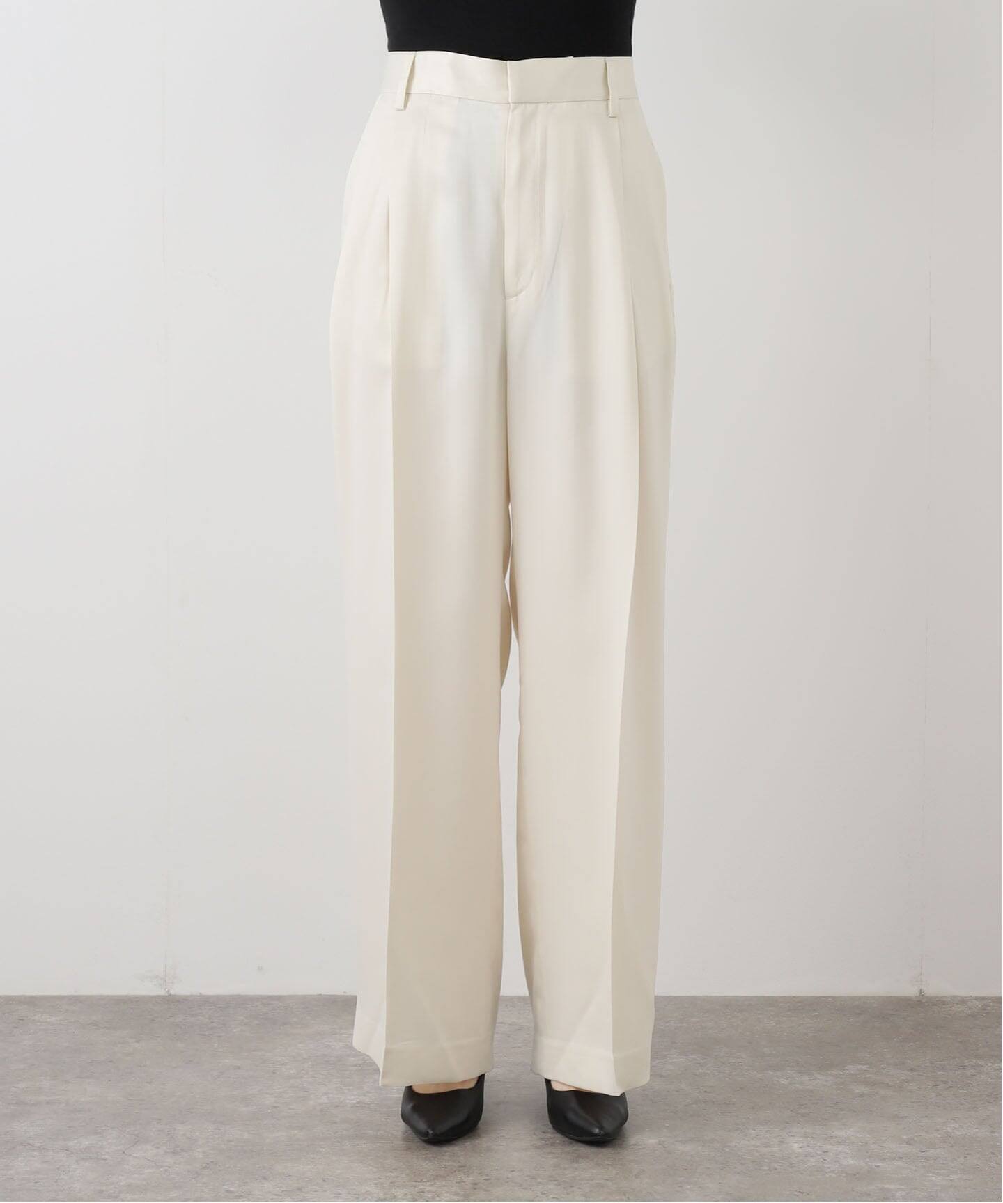 CUPRA TUCK パンツ（スラックス）｜MUSE de Deuxieme Classe（ミューズ