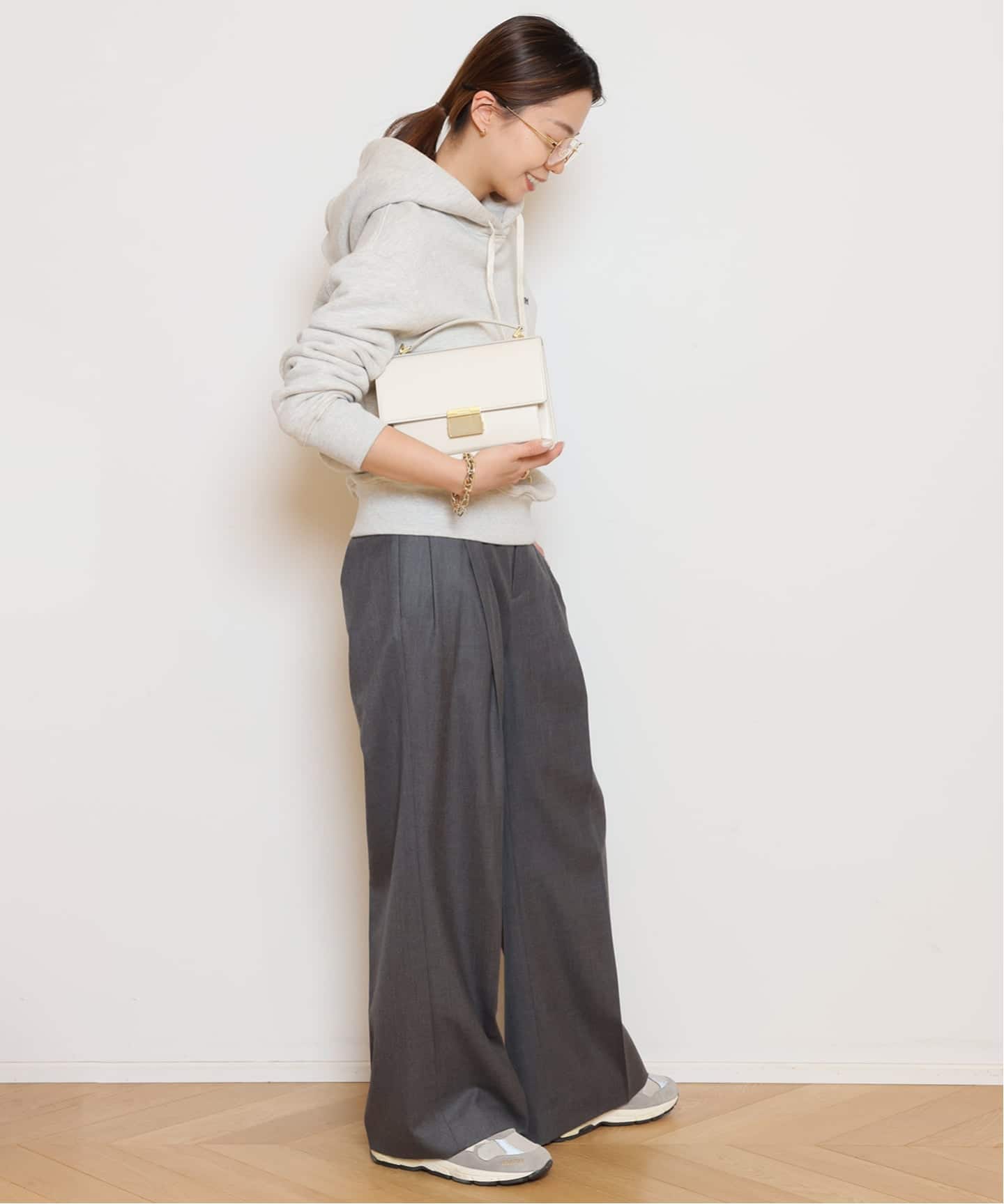 WOOL TUCK パンツ（スラックス）｜MUSE de Deuxieme Classe（ミューズ