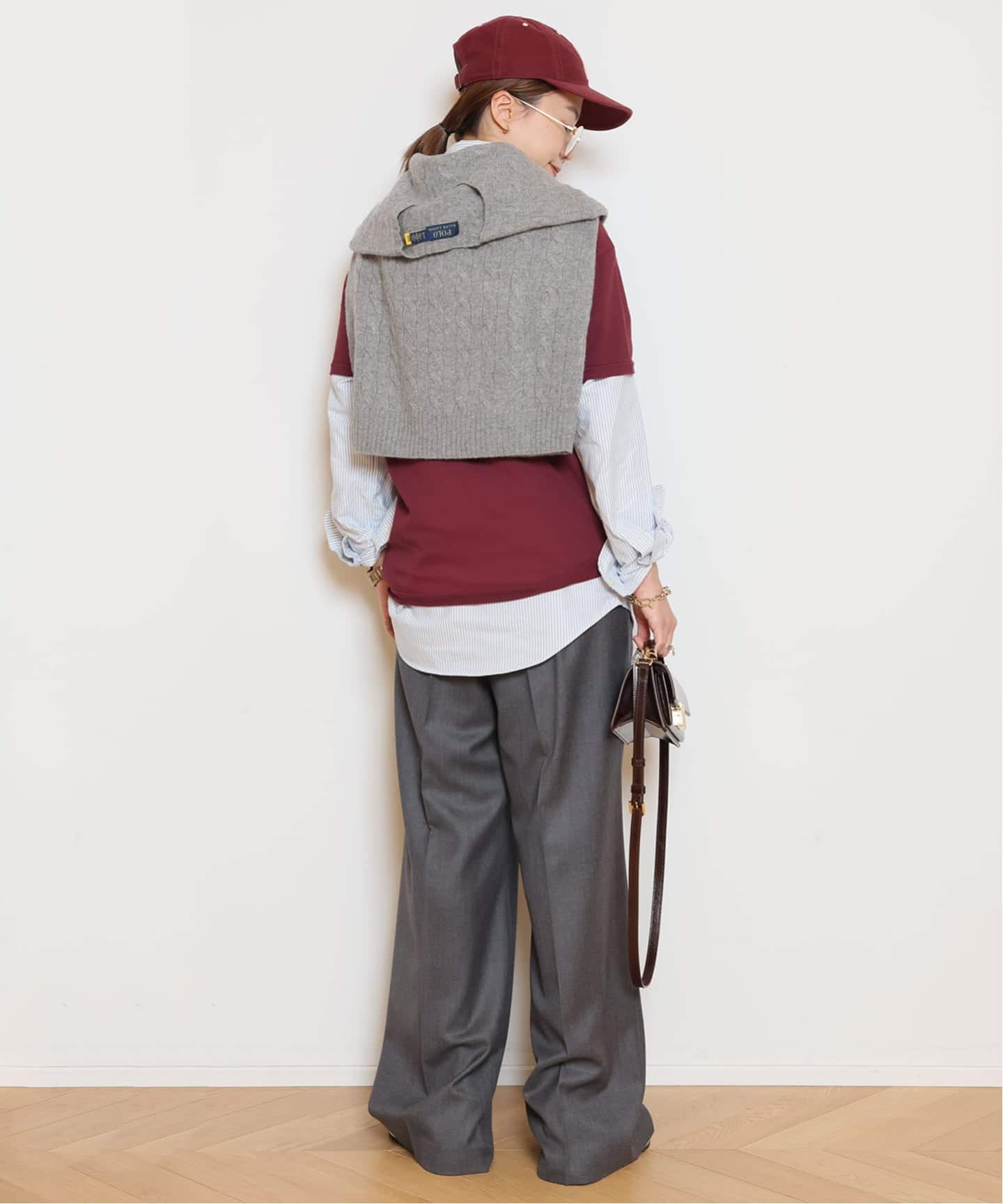 WOOL TUCK パンツ（スラックス）｜MUSE de Deuxieme Classe（ミューズ