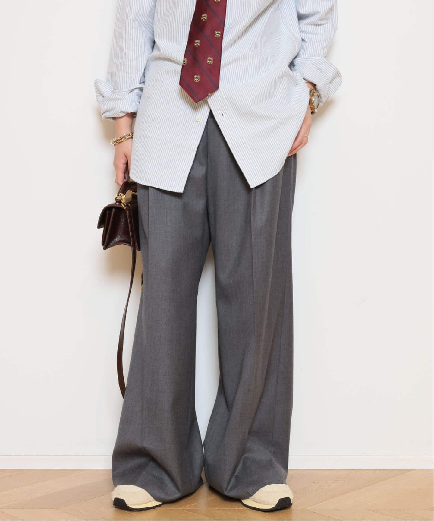 WOOL TUCK パンツ（スラックス）｜MUSE de Deuxieme Classe（ミューズ