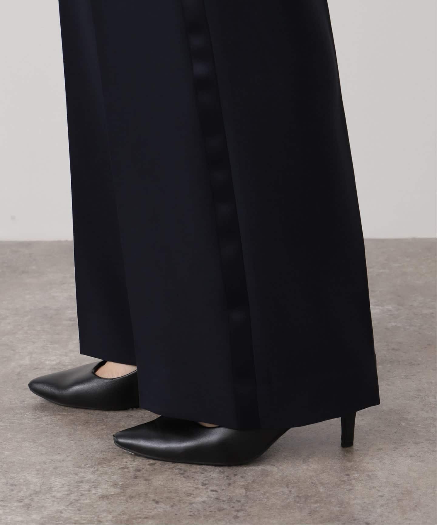 トリアセジョーゼット タキシード パンツ（スラックス）｜MUSE de