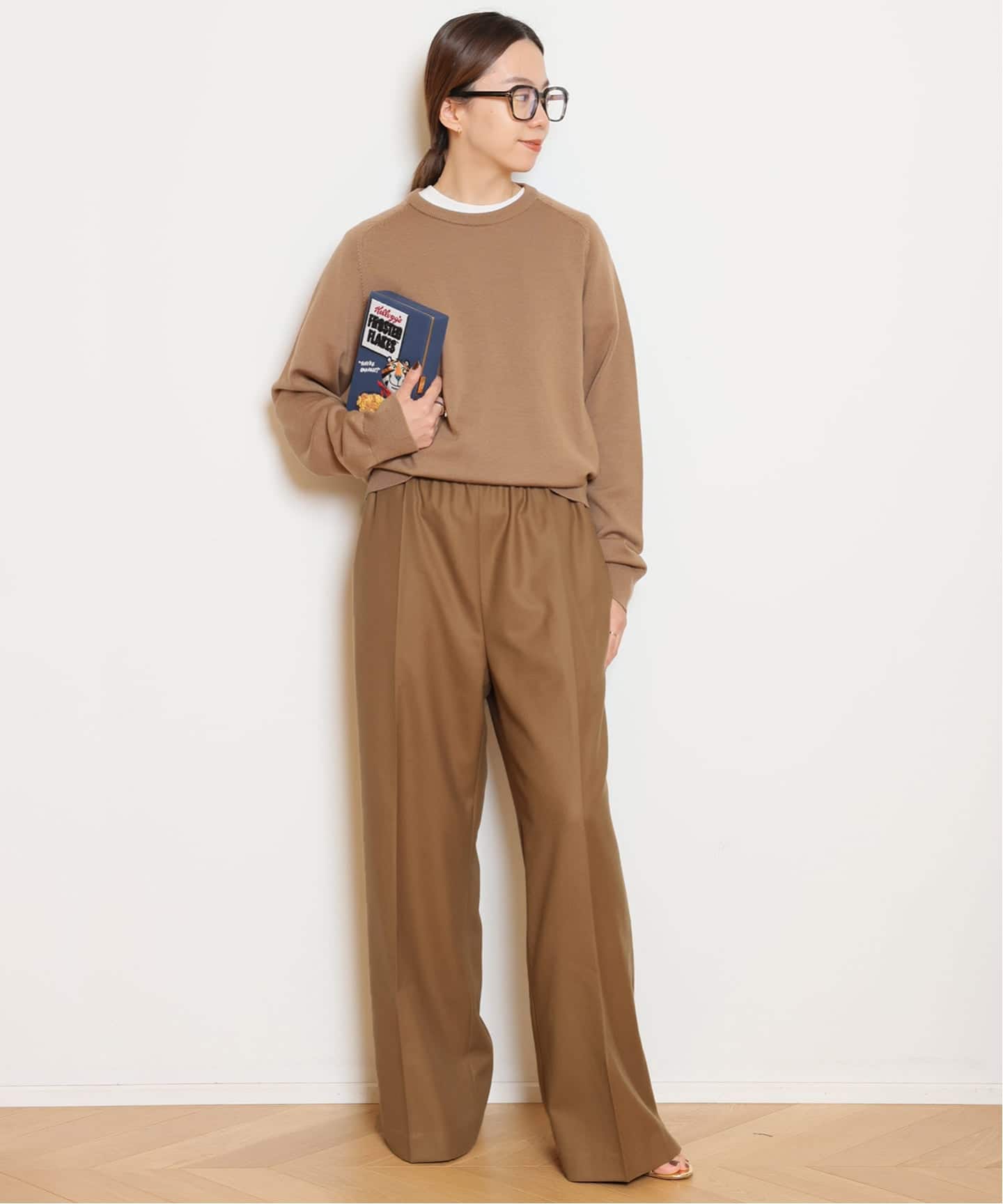 VICTORIANフラノ EASY パンツ（スラックス）｜MUSE de Deuxieme Classe