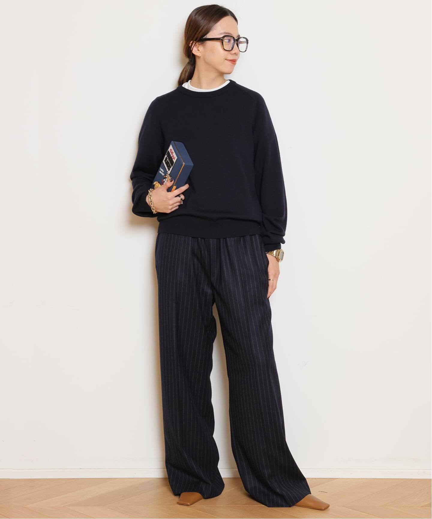 VICTORIANフラノ EASY パンツ（スラックス）｜MUSE de Deuxieme Classe