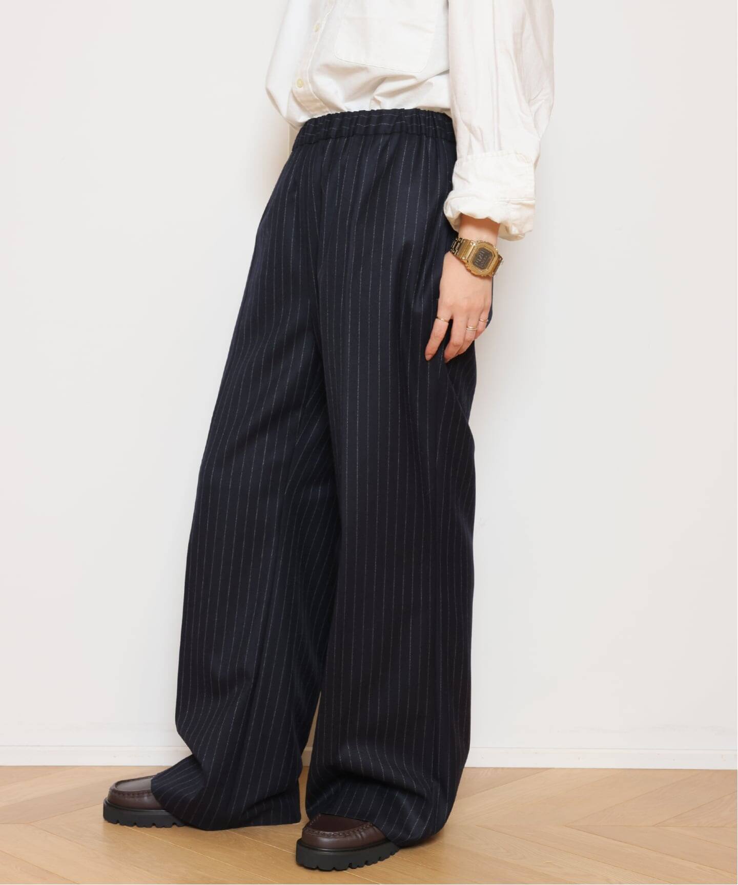 VICTORIANフラノ EASY パンツ（スラックス）｜MUSE de Deuxieme Classe