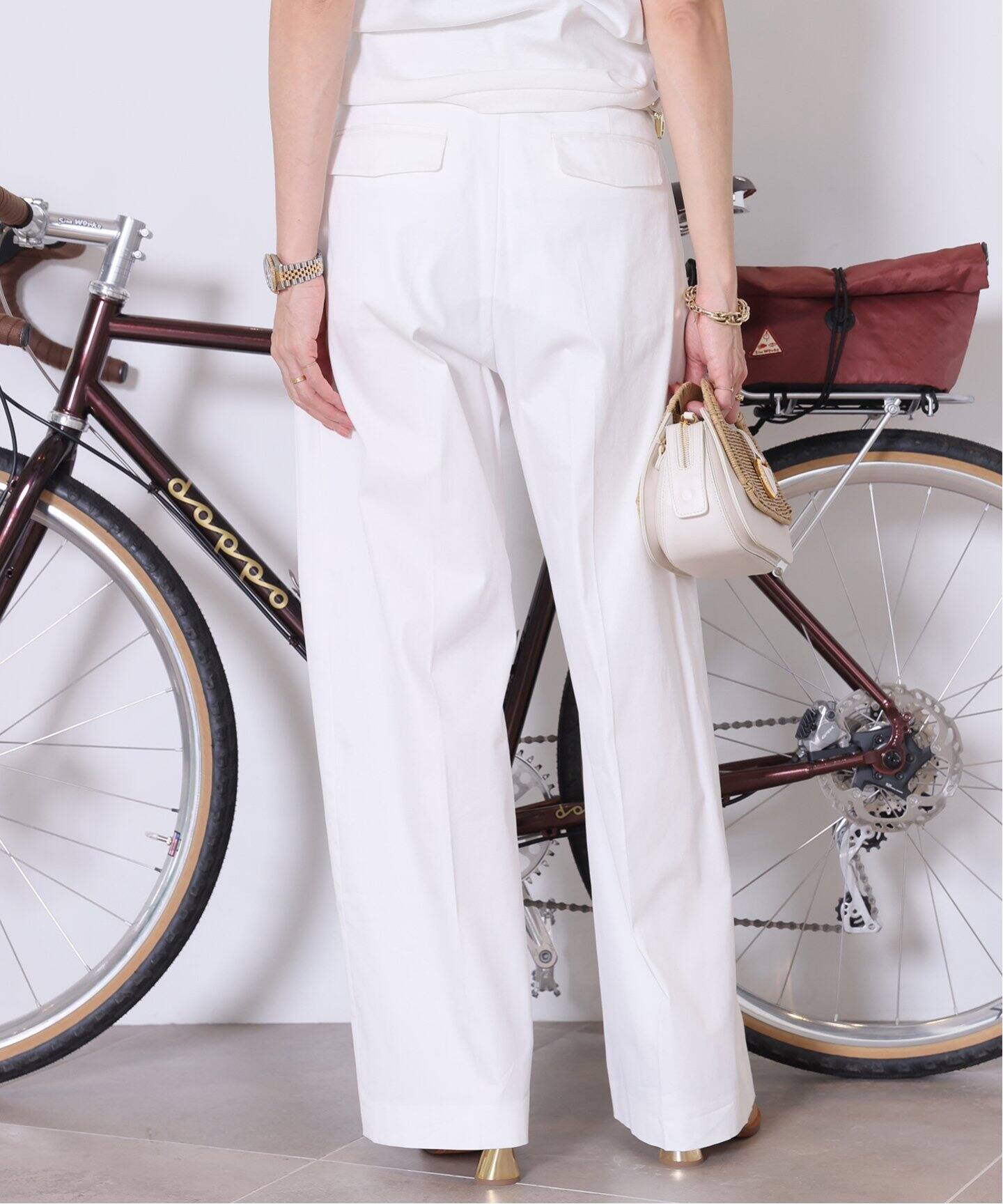 TUCK CHINO WIDE パンツ（チノパンツ）｜MUSE de Deuxieme Classe  