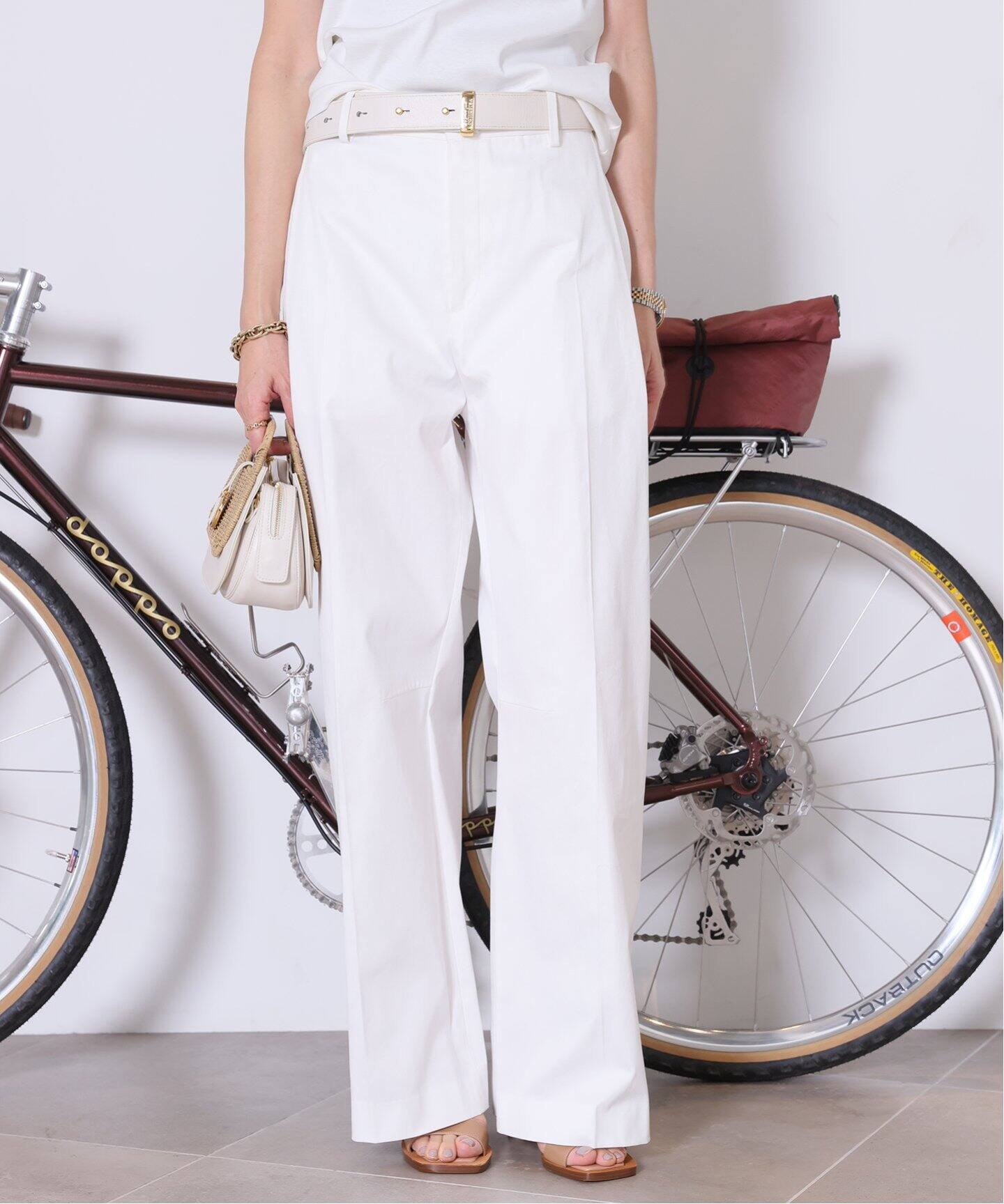 TUCK CHINO WIDE パンツ（チノパンツ）｜MUSE de Deuxieme Classe  