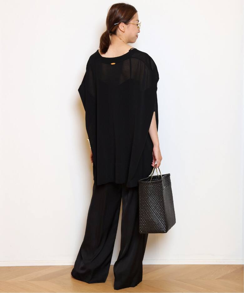 SILK SATIN EASY パンツ（スラックス）｜MUSE de Deuxieme Classe 