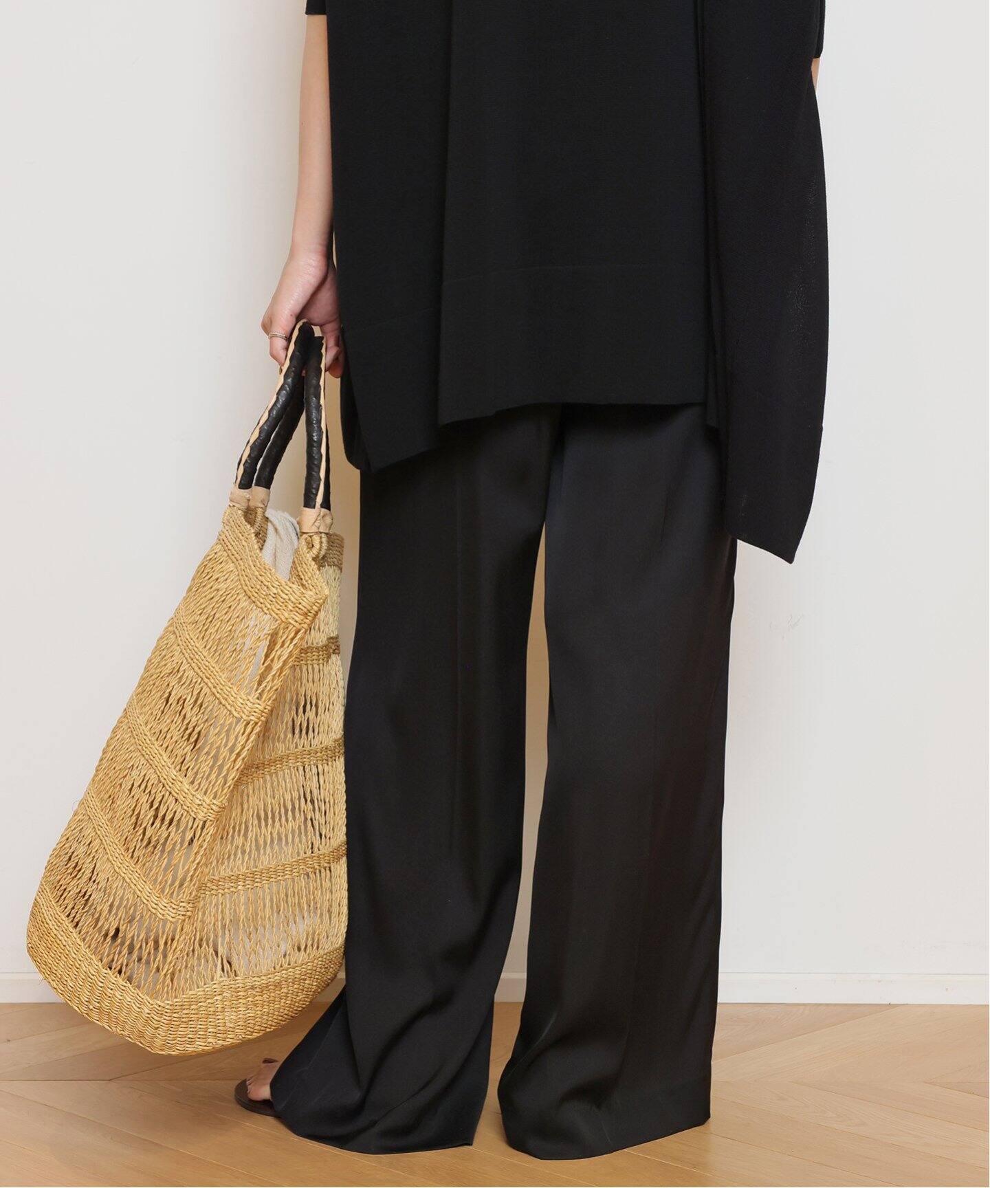 SILK SATIN EASY パンツ（スラックス）｜MUSE de Deuxieme Classe