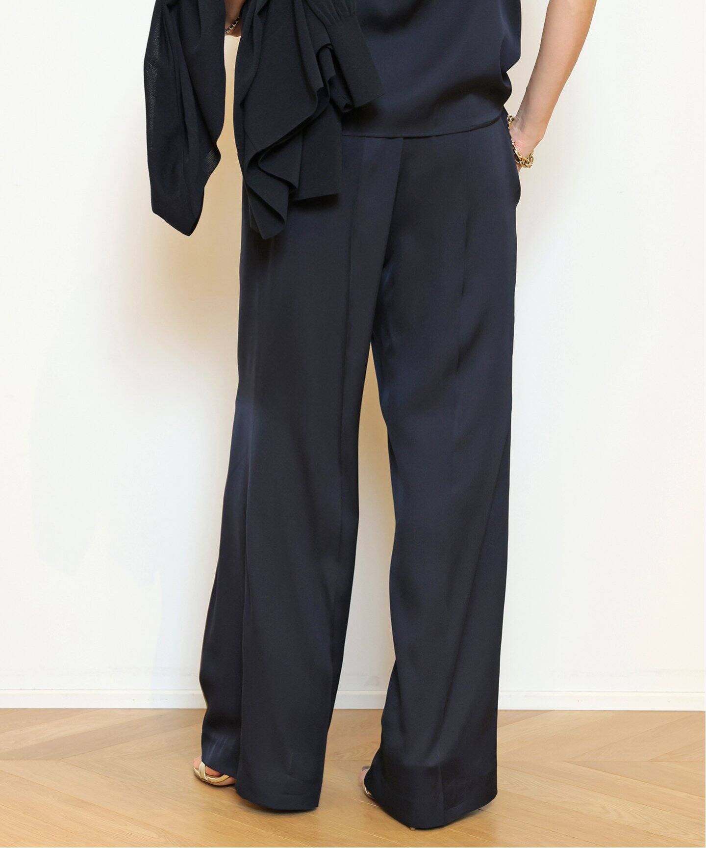 SILK SATIN EASY パンツ（スラックス）｜MUSE de Deuxieme