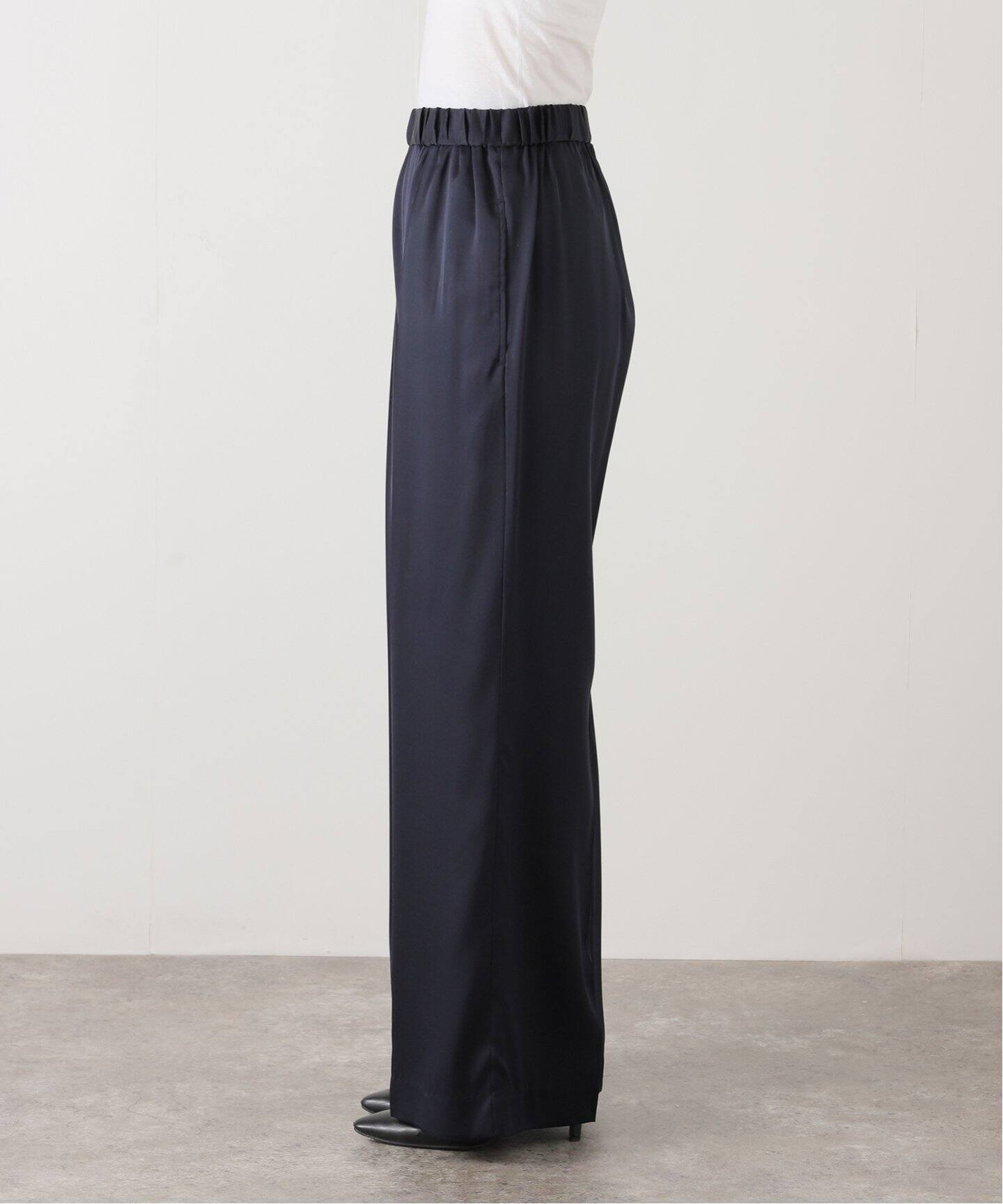 SILK SATIN EASY パンツ（スラックス）｜MUSE de Deuxieme Classe