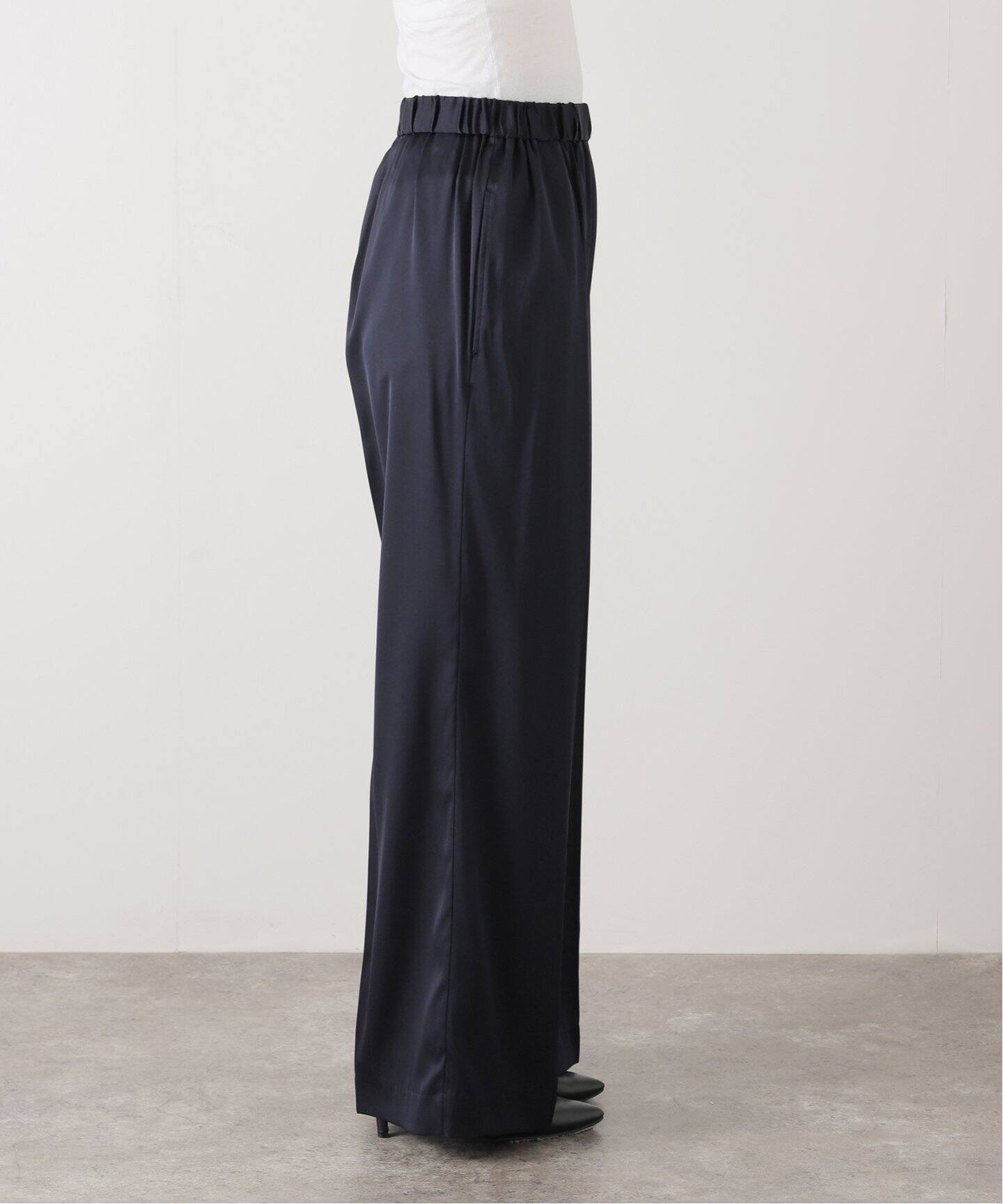 SILK SATIN EASY パンツ（スラックス）｜MUSE de Deuxieme Classe